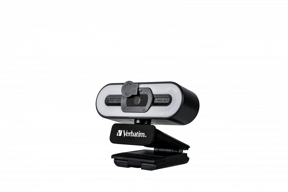Verbatim - 1920 x 1080 pixels USB 2.0 Webcam in Black - Image 2