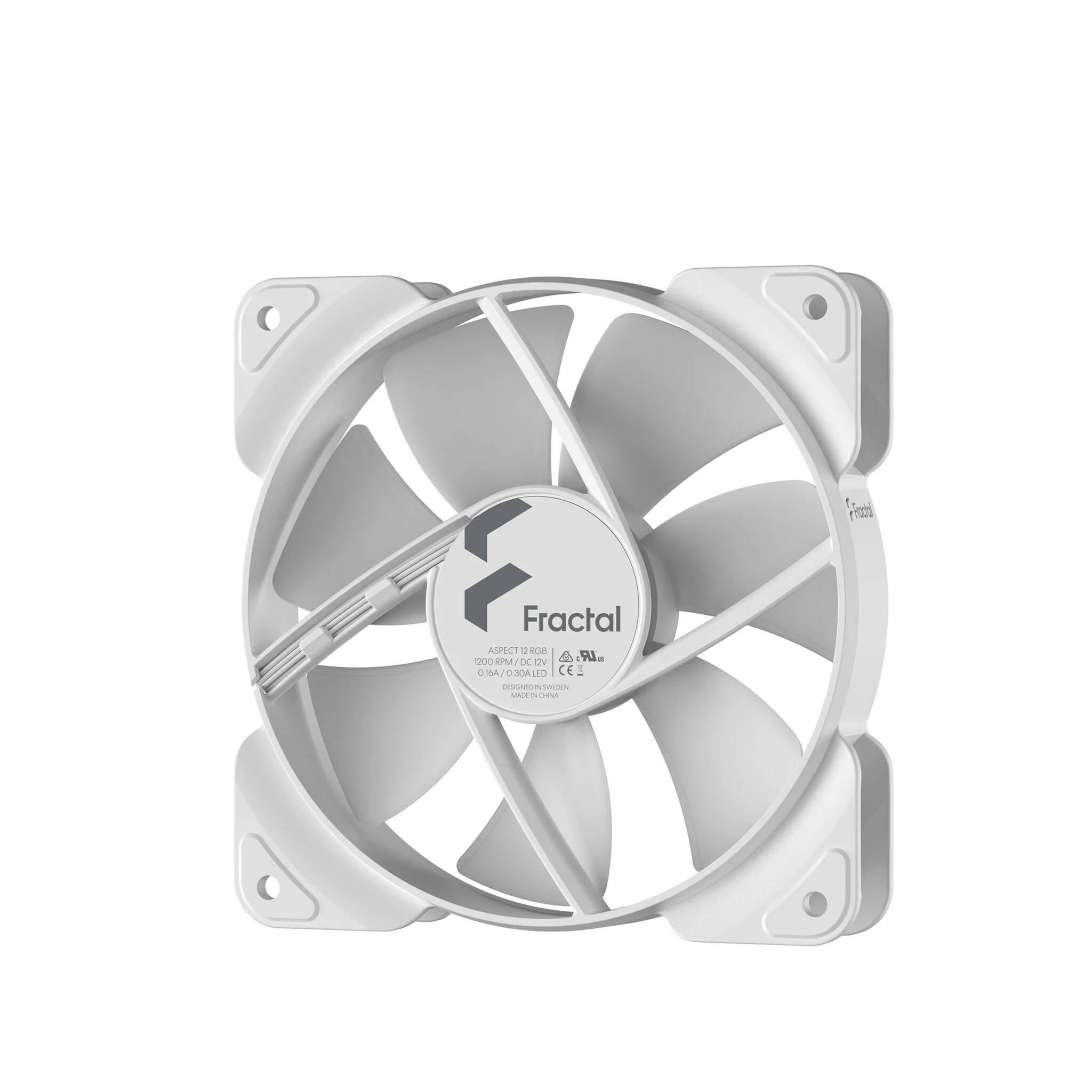 Fractal Design Aspect 12 RGB - Computer Case Fan in White - 120mm - Image 4