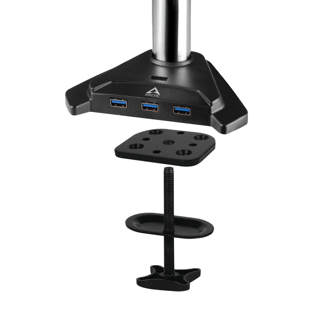 ARCTIC Z2 Pro (Gen 3) - Dual Monitor Arm with USB 3.0 Hub - Image 10