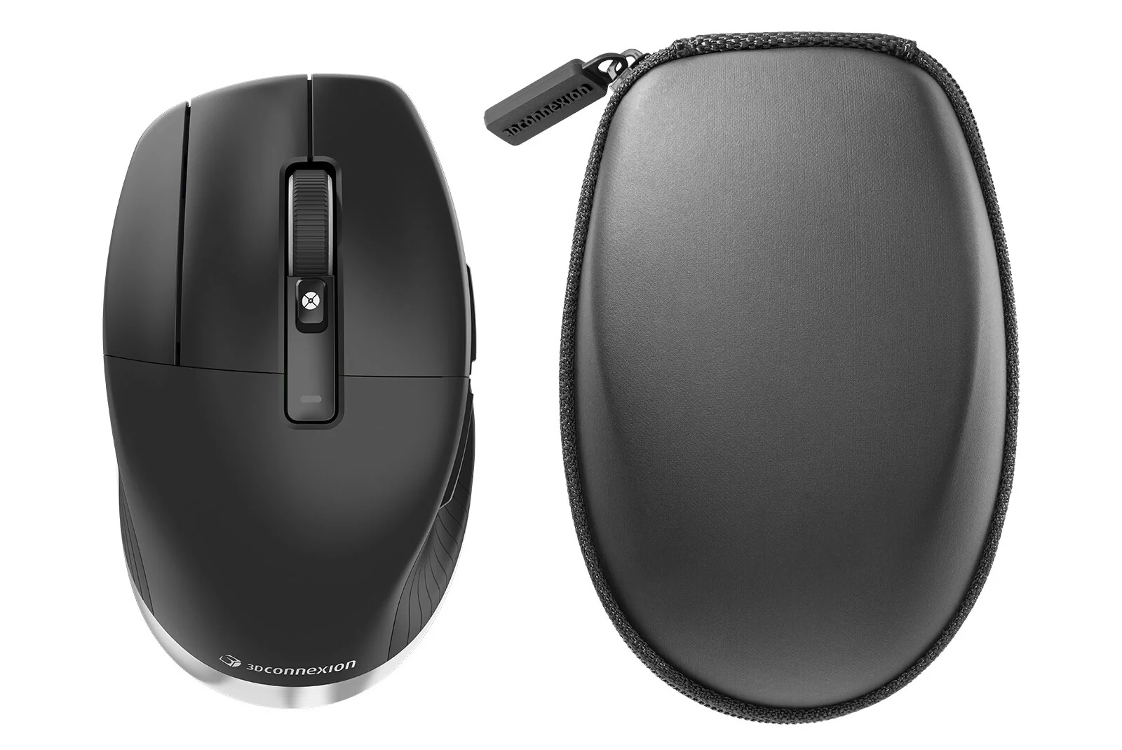 3Dconnexion CadMouse Pro - Left-handed RF Wireless + Bluetooth Optical Mouse in Black - 7,200 DPI - Image 4