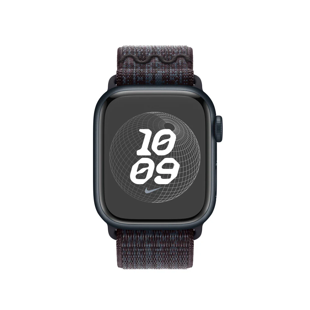 Apple MUJV3ZM/A - 41mm Black/Blue Nike Sport Loop - Image 3