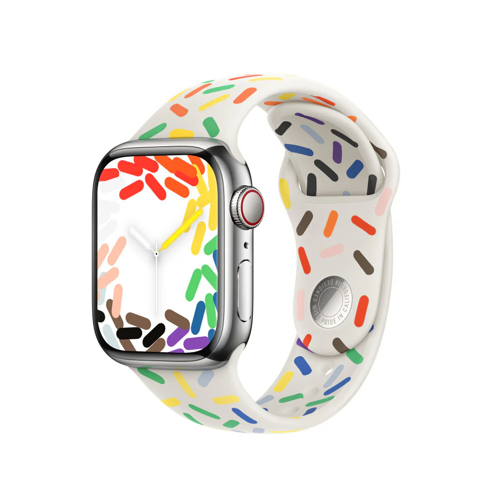 Apple MUQ23ZM/A - 41mm Pride Edition Sport Band - M/L - Image 2