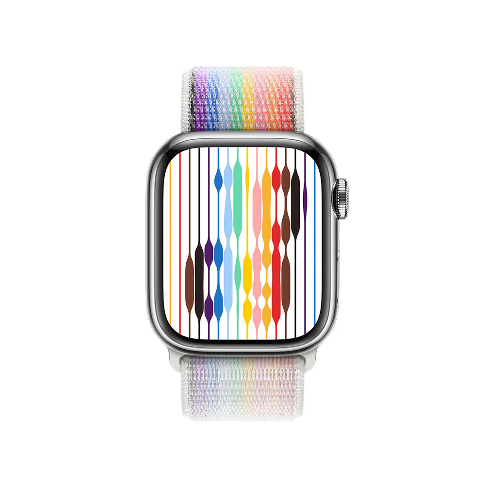 Apple MU9P3ZM/A - 41mm Pride Edition Sport Loop - Image 3