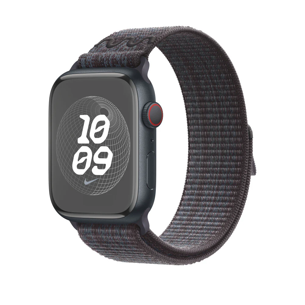 Apple MUJX3ZM/A - 45mm Black/Blue Nike Sport Loop - Image 2