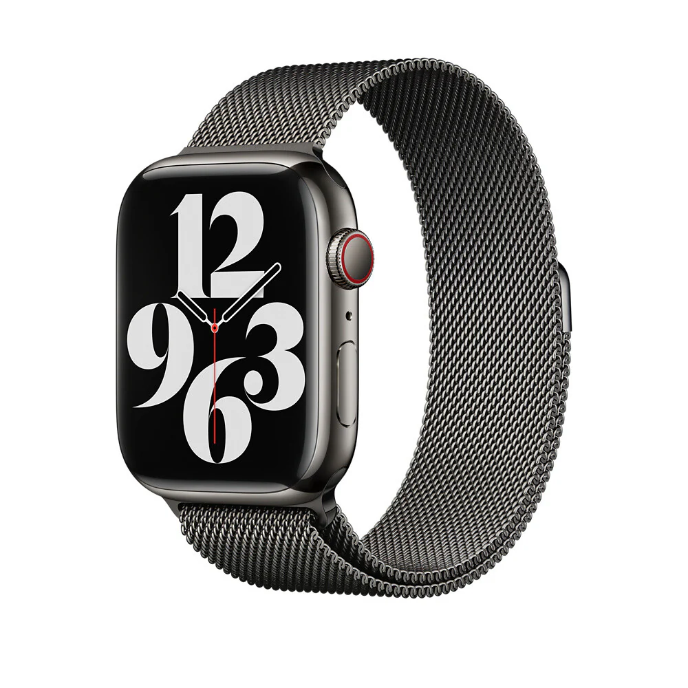 Apple MTJQ3ZM/A - 45mm Graphite Milanese Loop - Image 2