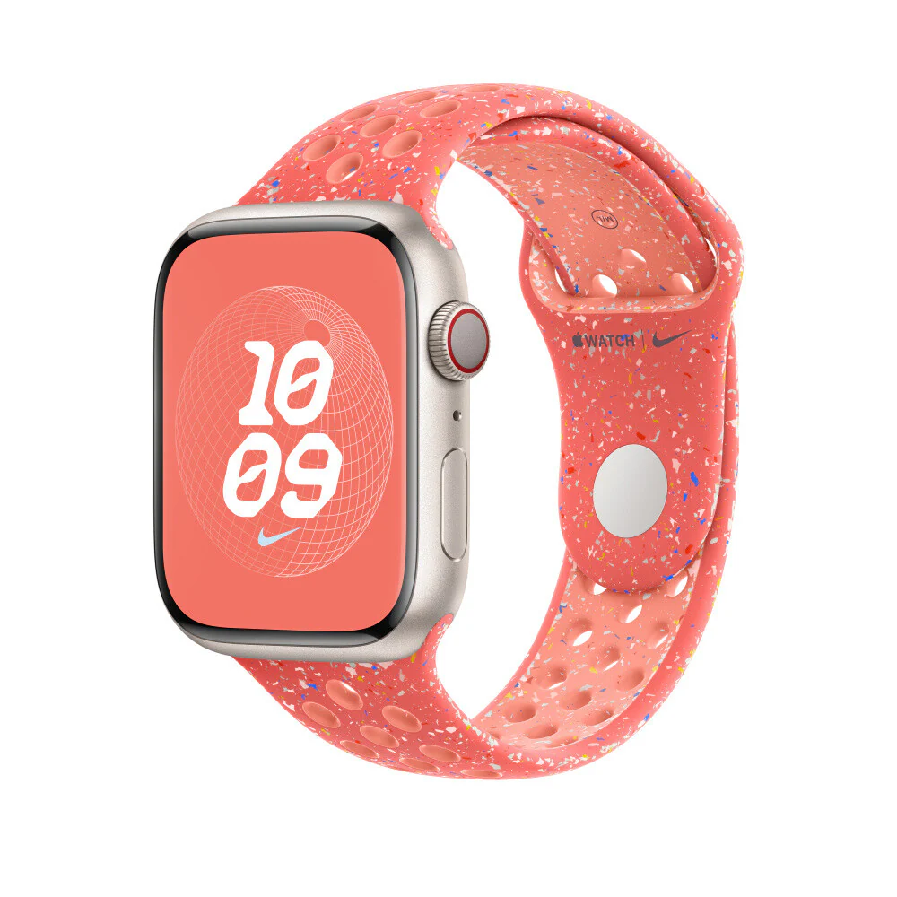 Apple MUVF3ZM/A - 45mm Magic Ember Nike Sport Band - M/L - Image 2
