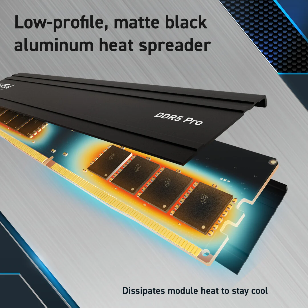 Crucial Pro - 48 GB 2 x 24 GB DDR5 6000 MHz memory module - Image 4