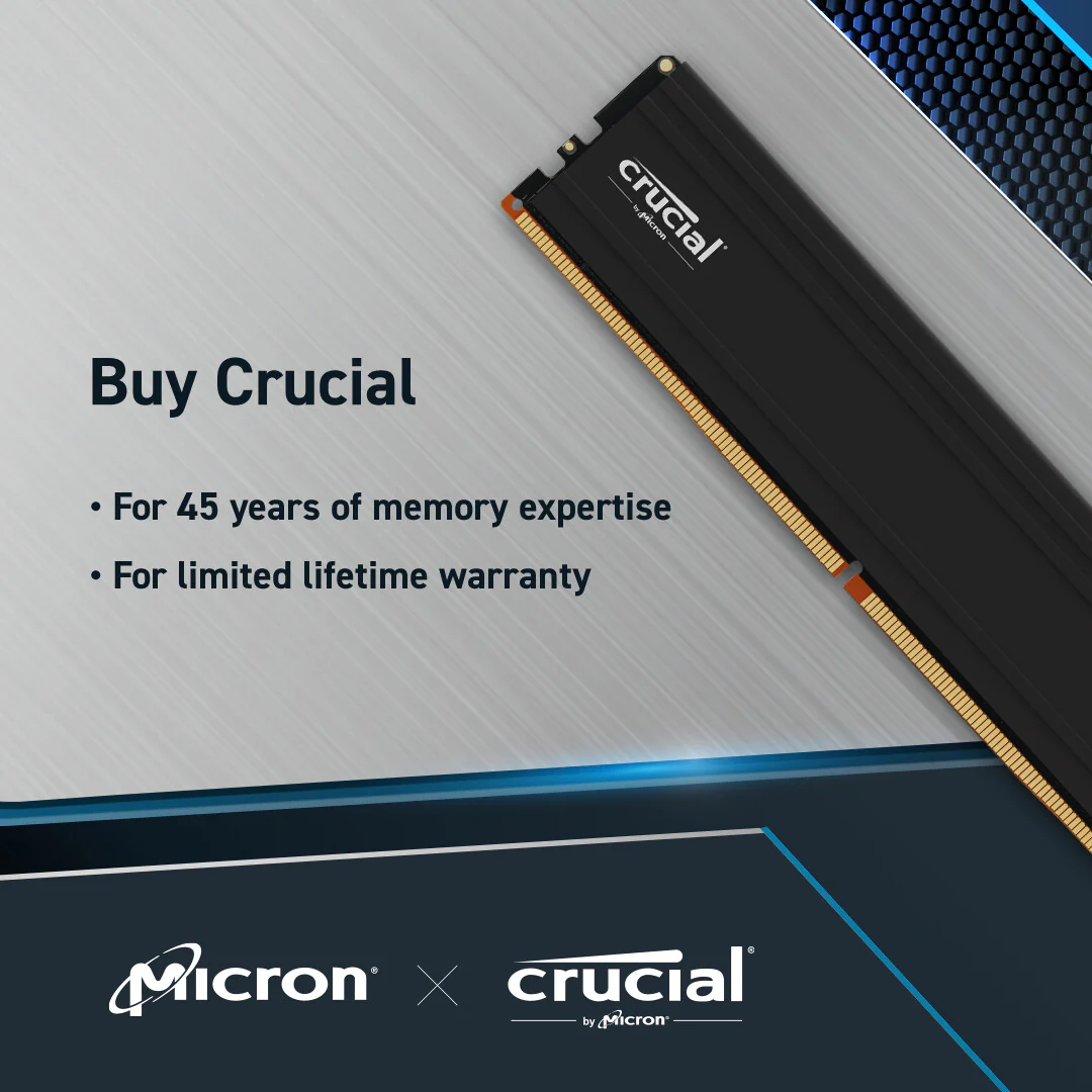 Crucial Pro - 48 GB 2 x 24 GB DDR5 6000 MHz memory module - Image 6