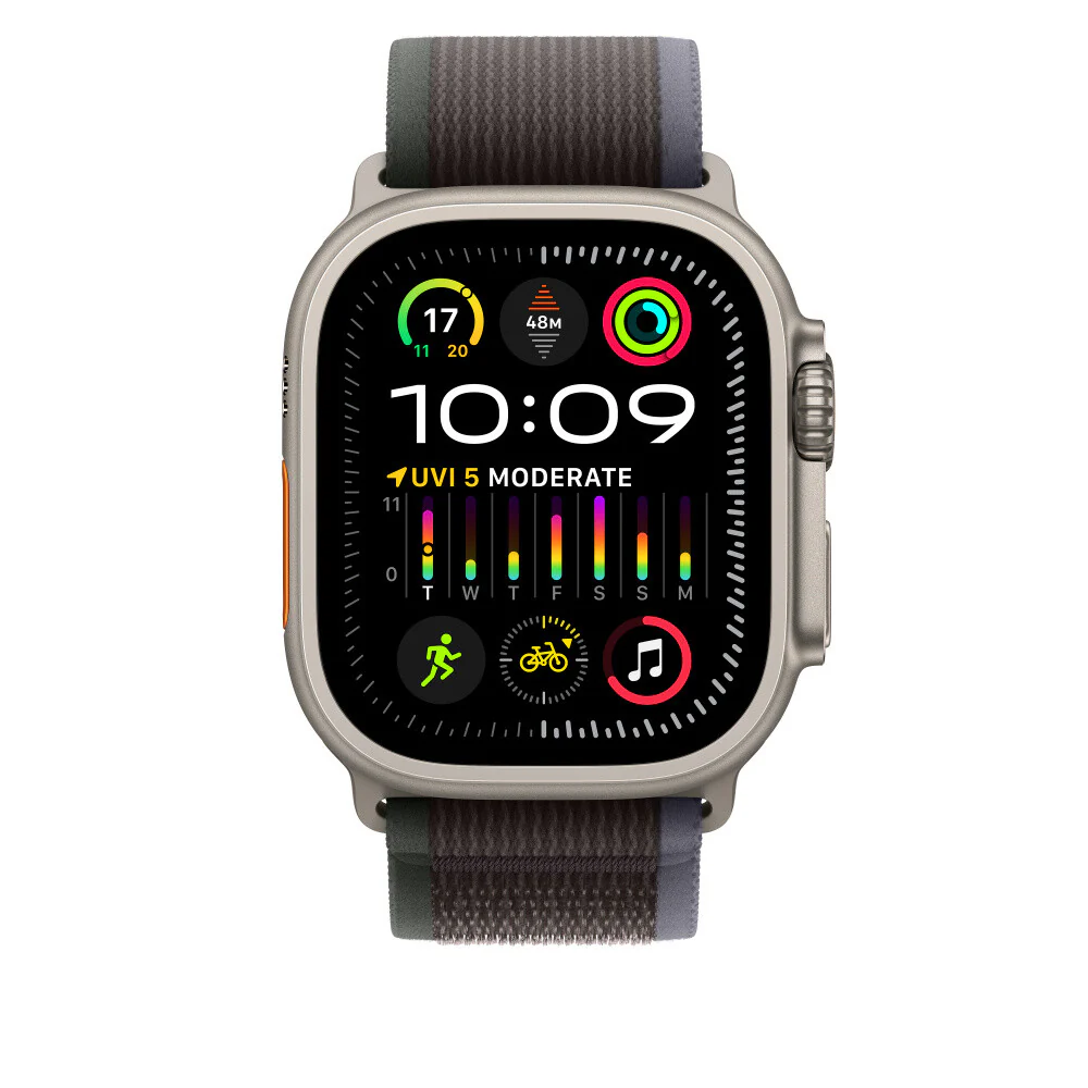 Apple MT613ZM/A - 49mm Blue/Black Trail Loop - S/M - Image 3
