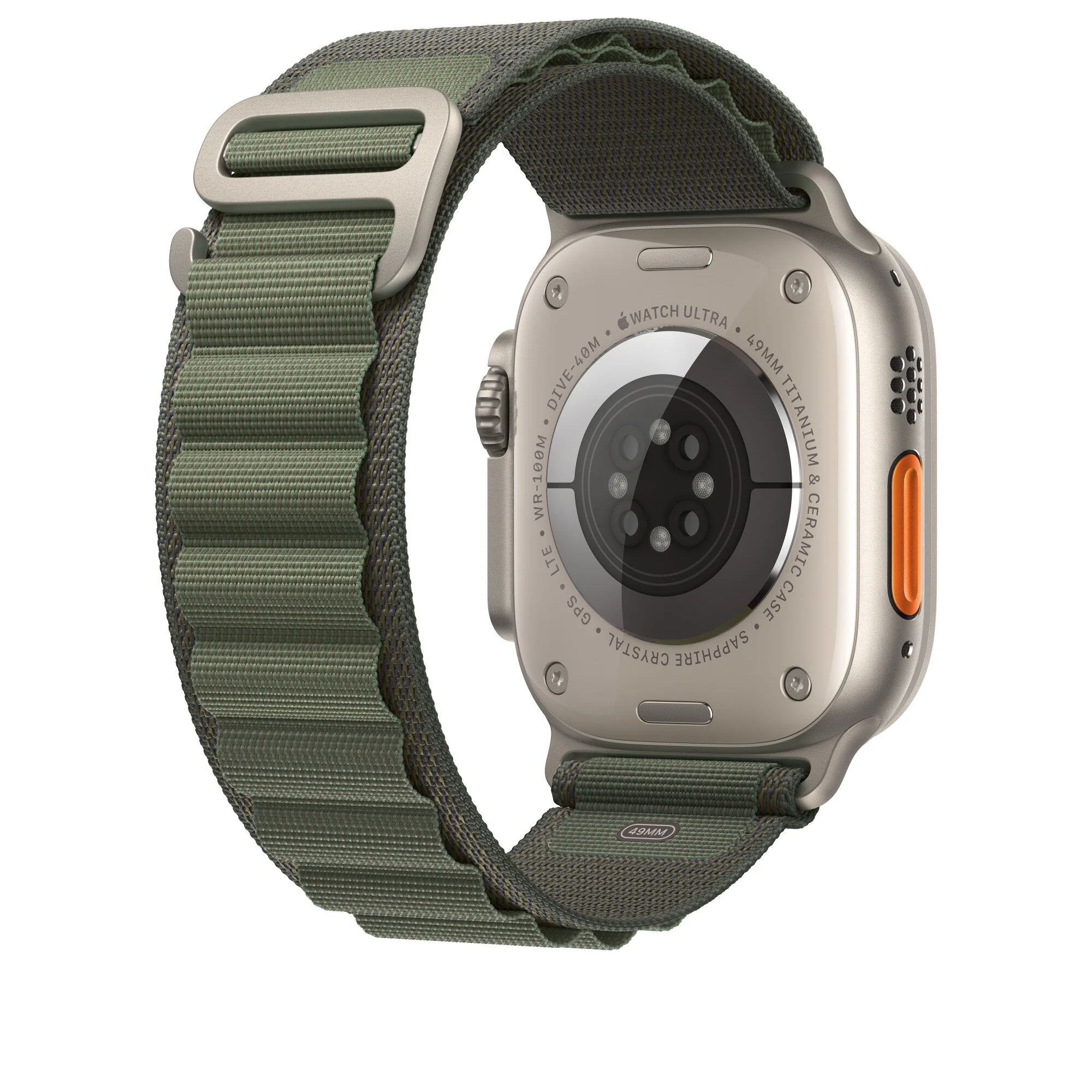 Apple MQE43ZM/A - 49mm Green Alpine Loop - Large - Image 4