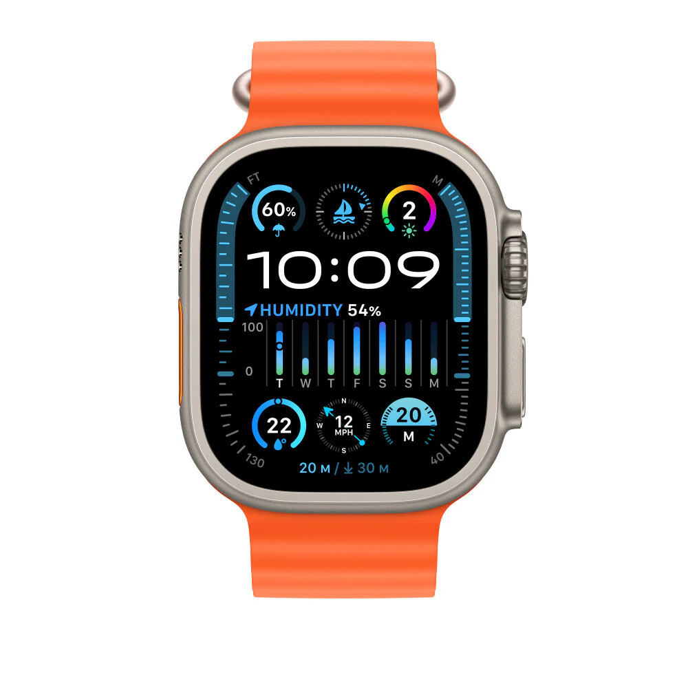 Apple MT653ZM/A - 49mm Orange Ocean Band - Image 3