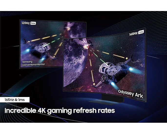 Samsung Odyssey Ark - 139.7 cm (55") - 3840 x 2160 pixels 4K Ultra HD LED Monitor - Image 10