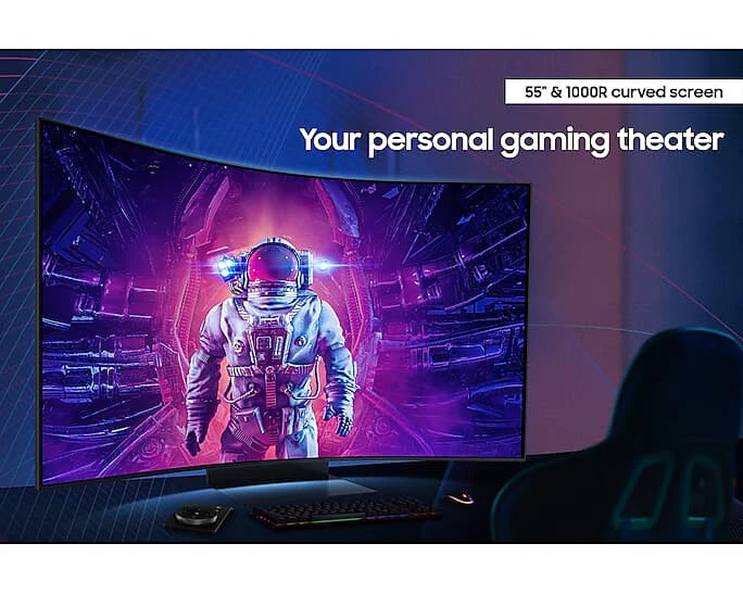 Samsung Odyssey Ark - 139.7 cm (55") - 3840 x 2160 pixels 4K Ultra HD LED Monitor - Image 8