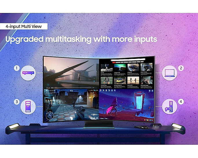 Samsung Odyssey Ark - 139.7 cm (55") - 3840 x 2160 pixels 4K Ultra HD LED Monitor - Image 9