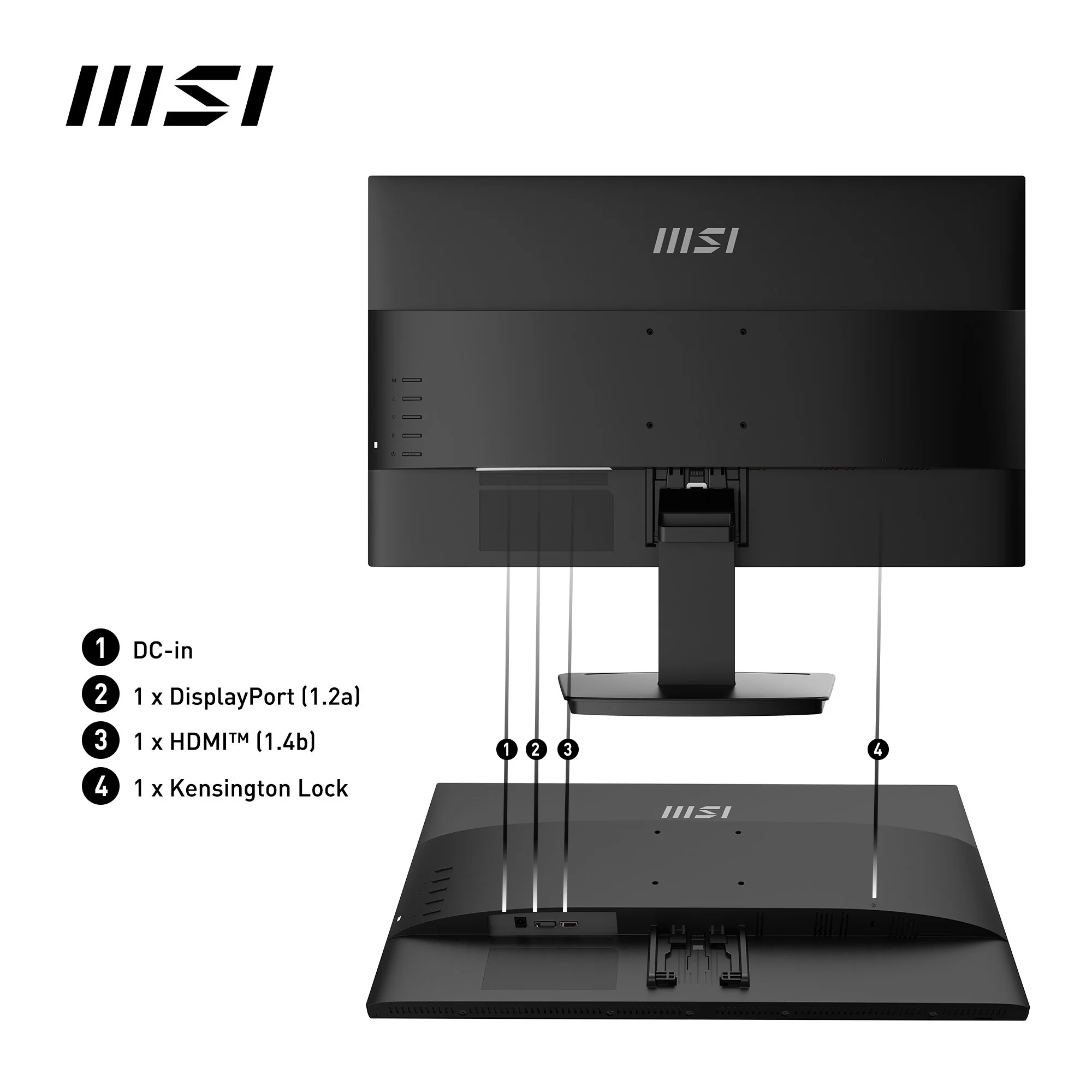 MSI Pro MP2412 - 60.5 cm (23.8") - 1920 x 1080 pixels Full HD LCD Monitor - Image 12