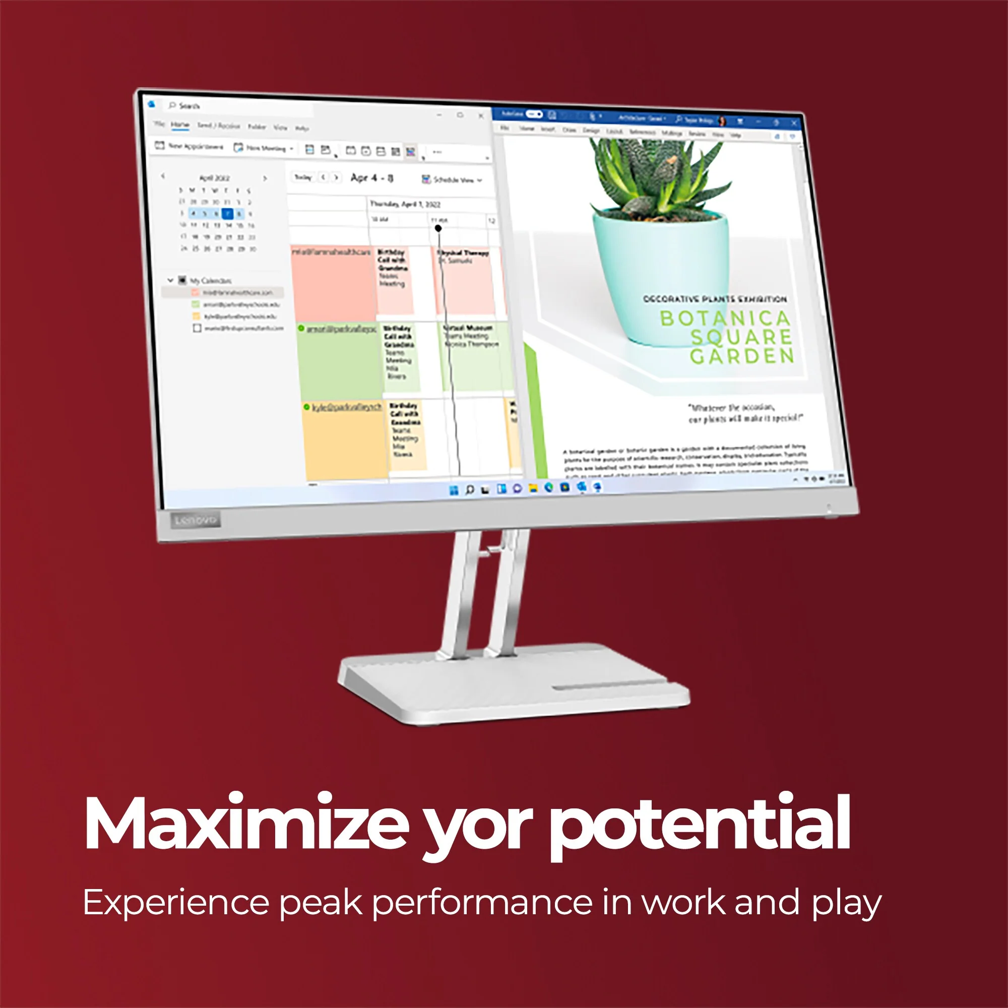 Lenovo L24E-40 - 60.5 cm (23.8") - 1920 x 1080 pixels Full HD LED Monitor - Image 6