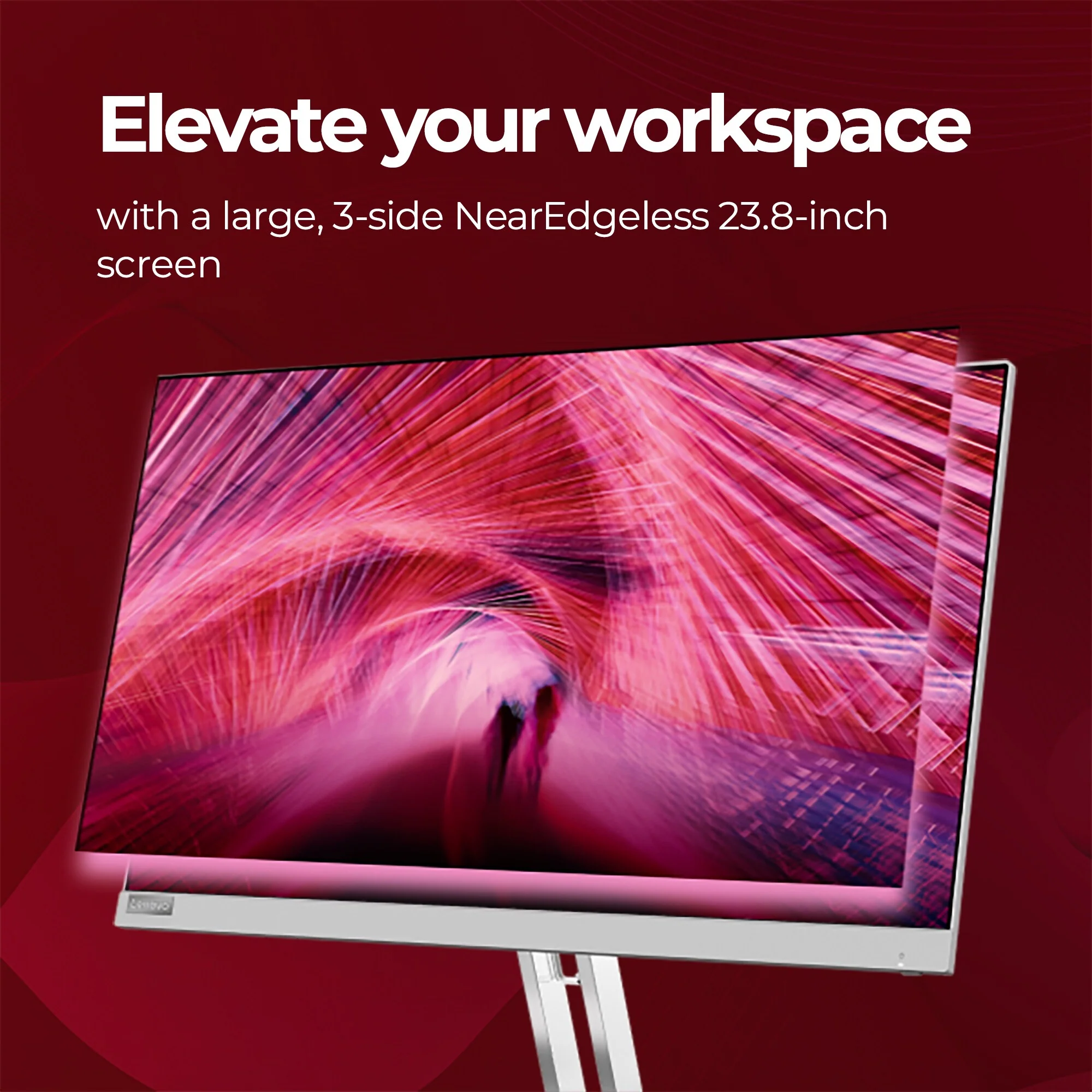 Lenovo L24E-40 - 60.5 cm (23.8") - 1920 x 1080 pixels Full HD LED Monitor - Image 7