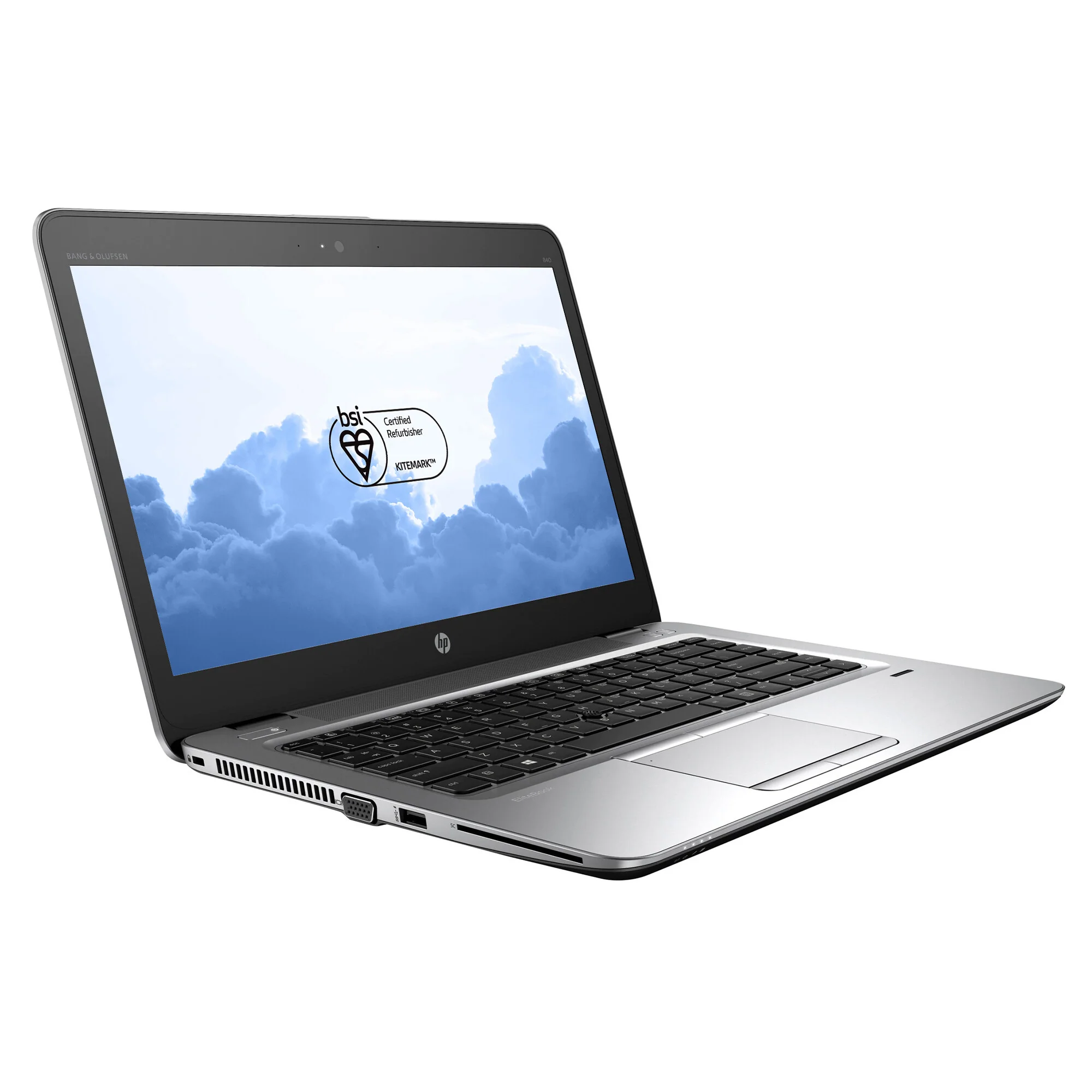 HP EliteBook 840 G4 Laptop - 35.6 cm (14") - Intel® Core™ i5-7200U - 8 GB DDR4-SDRAM - 256 GB SSD - Wi-Fi 5 - Windows 10 Pro - Black / Silver - Refurbished - Image 5