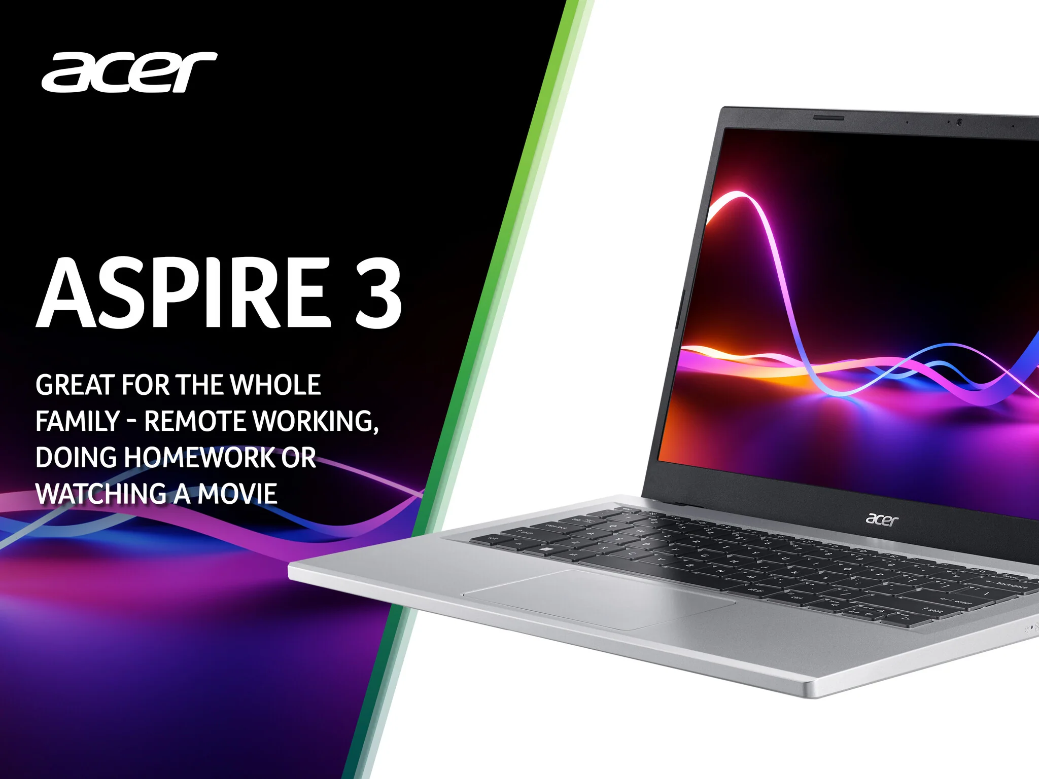 Acer Aspire 3 Laptop - 35.6 cm (14") - Intel® Core™ i3-N305 - 8 GB LPDDR5-SDRAM - 512 GB SSD - Wi-Fi 6 - Windows 11 Home - Silver - Image 5