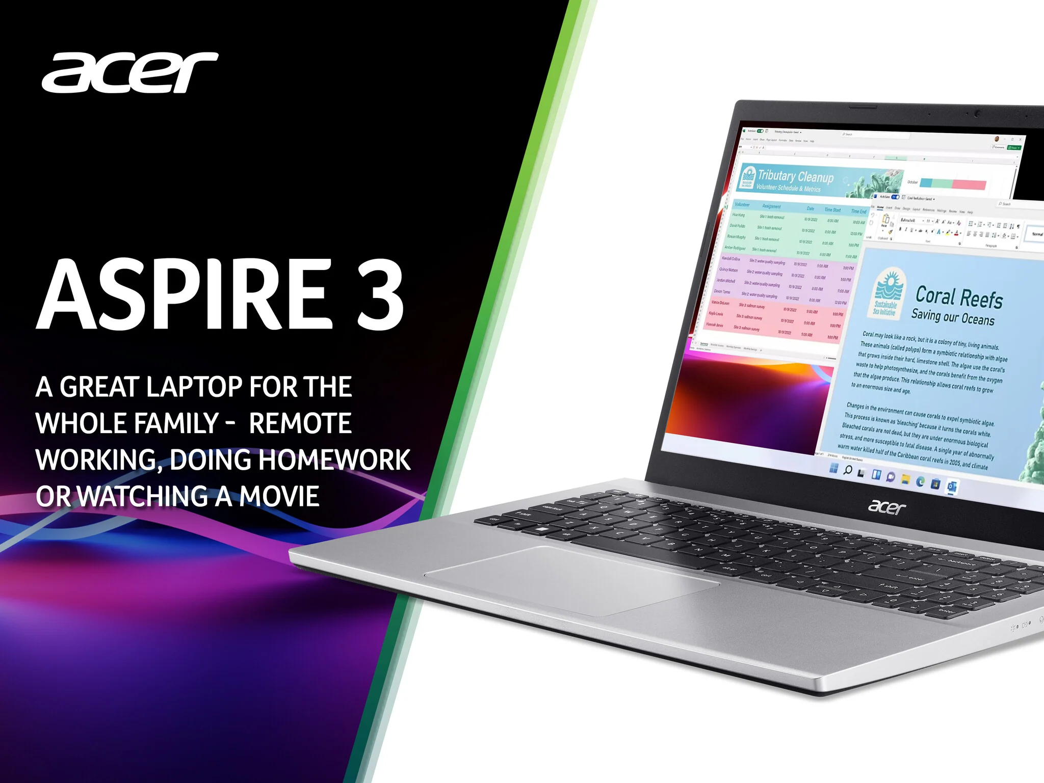 Acer Aspire 3 A315-44P Laptop - 39.6 cm (15.6") - AMD Ryzen 5 5500U - 8 GB DDR4-SDRAM - 512 GB SSD - Wi-Fi 6 - Windows 11 Home - Silver - Image 11