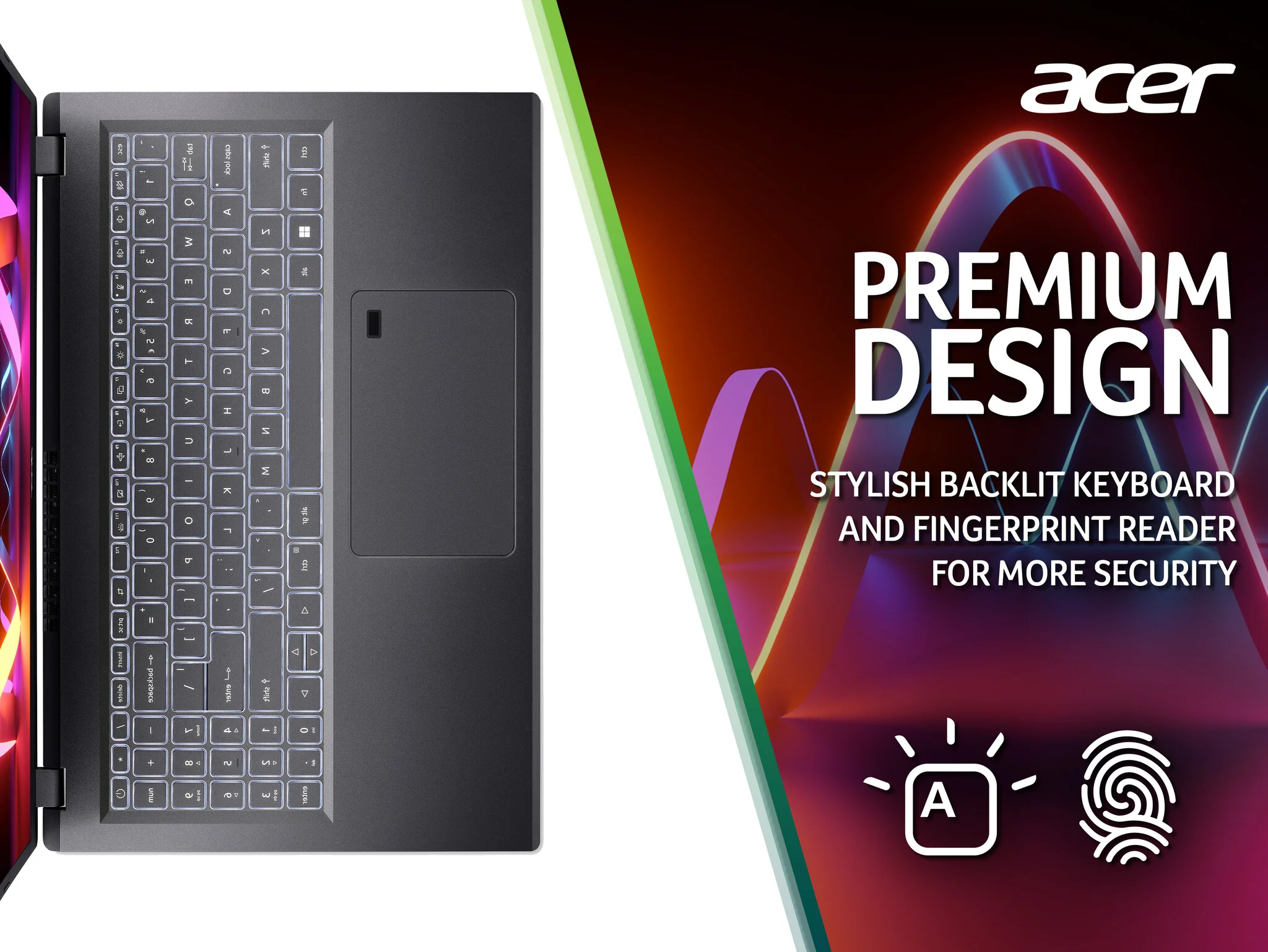 Acer Aspire 5 Laptop - 39.6 cm (15.6") - AMD Ryzen 5 7530U - 16 GB LPDDR4x-SDRAM - 512 GB SSD - Wi-Fi 6E - Windows 11 Home - Grey - Image 8