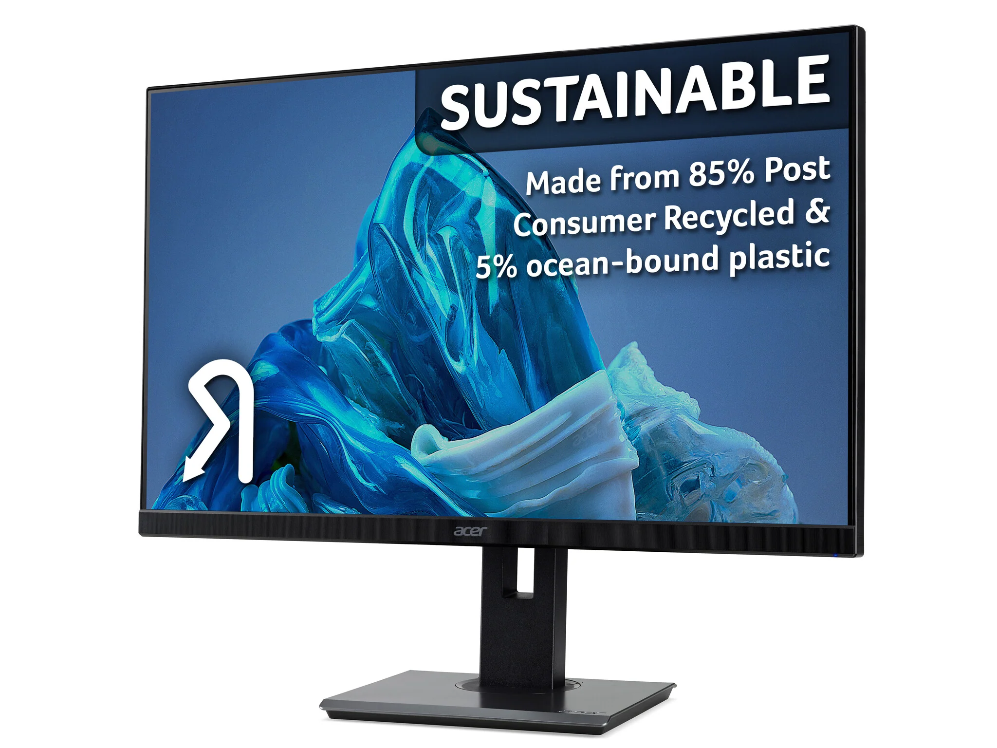 Acer B7 Vero B287K L - 71.1 cm (28") - 3840 x 2160 pixels 4K UHD LED Monitor - Image 5