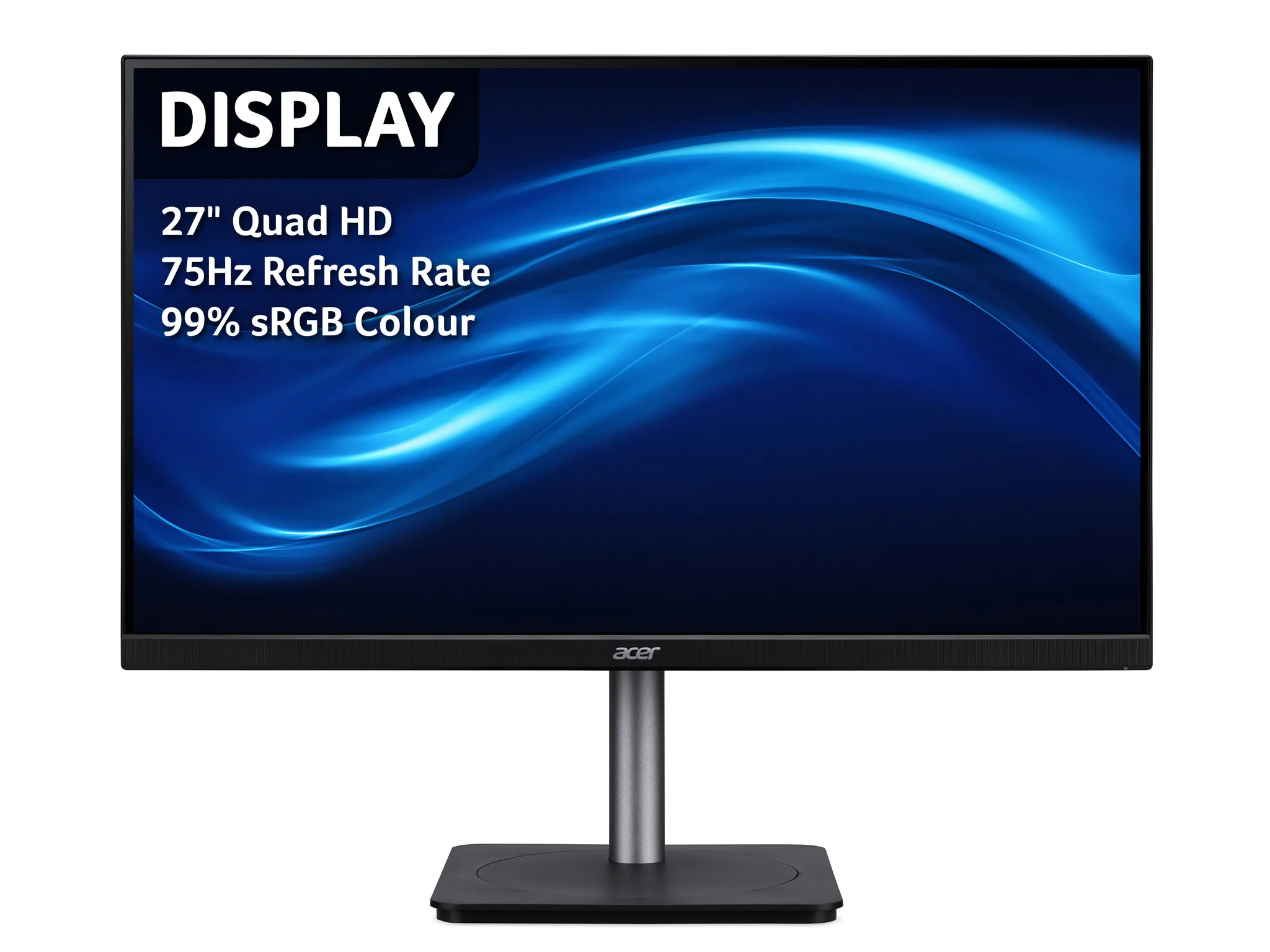 Acer CB CB273U - 68.6 cm (27") - 2560 x 1440 pixels WQHD LED Monitor - Image 2