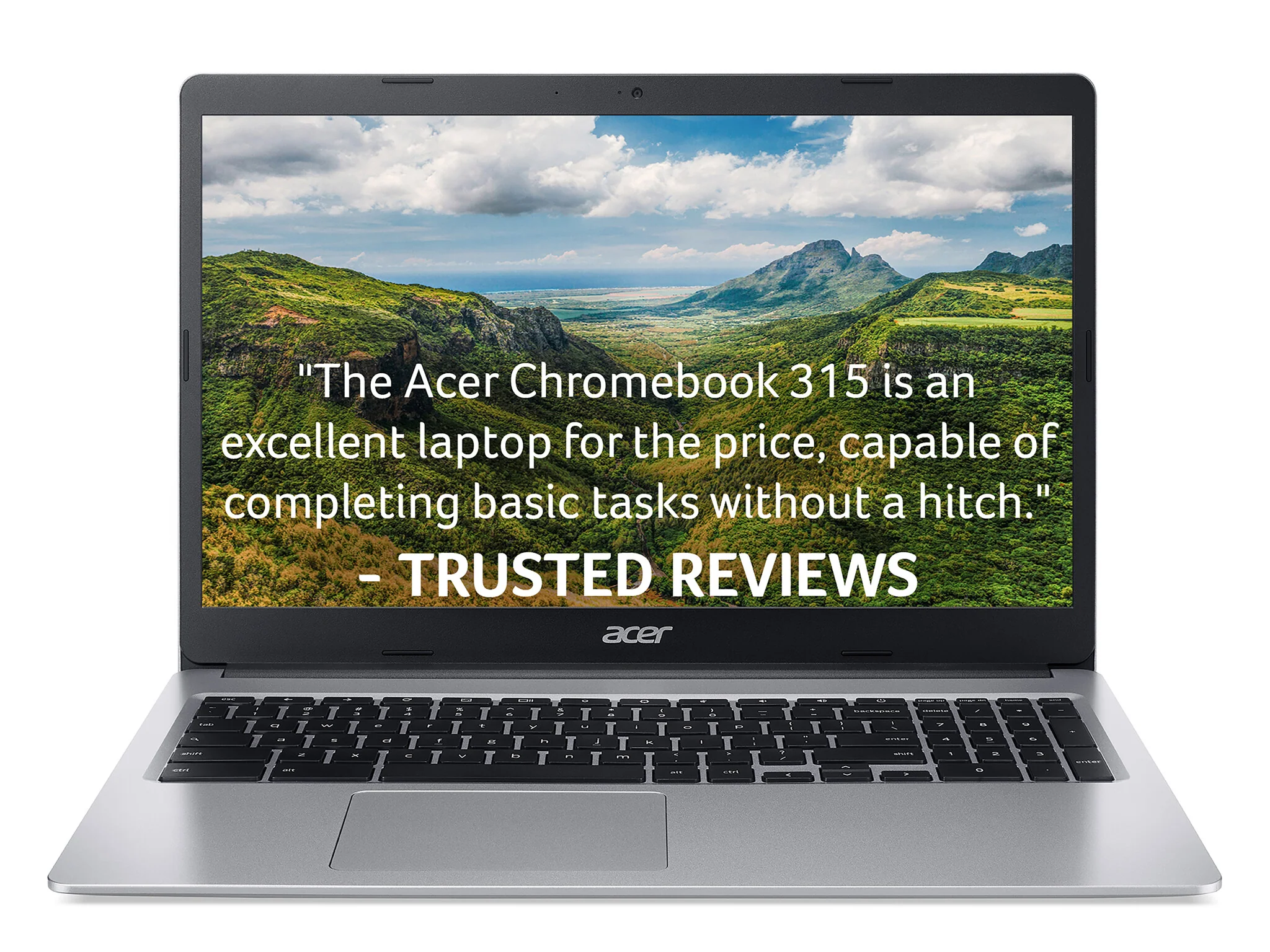 Acer Chromebook 315 - 39.6 cm (15.6") - Intel® Celeron® N4020 - 4 GB DDR4-SDRAM - 64 GB eMMC - Wi-Fi 5 - Chrome OS - Silver