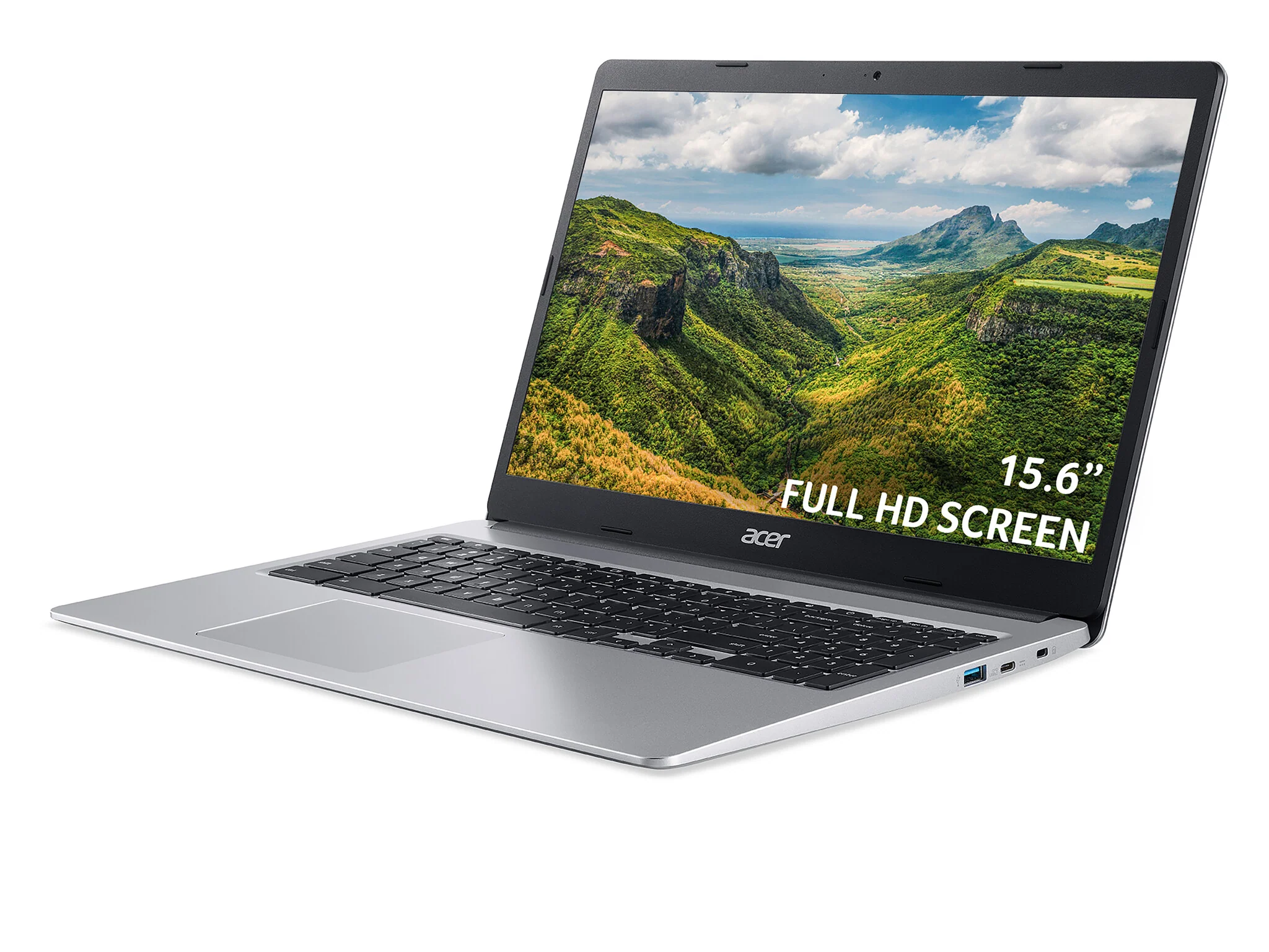 Acer Chromebook 315 - 39.6 cm (15.6") - Intel® Celeron® N4020 - 4 GB DDR4-SDRAM - 64 GB eMMC - Wi-Fi 5 - Chrome OS - Silver - Image 3