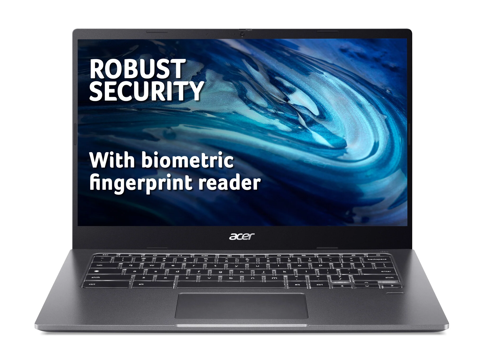 Acer Chromebook 514 - 35.6 cm (14") - Intel® Core™ i3-1115G4 - 8 GB DDR4x-SDRAM - 128 GB SSD - Wi-Fi 6 - ChromeOS - Grey - Image 2