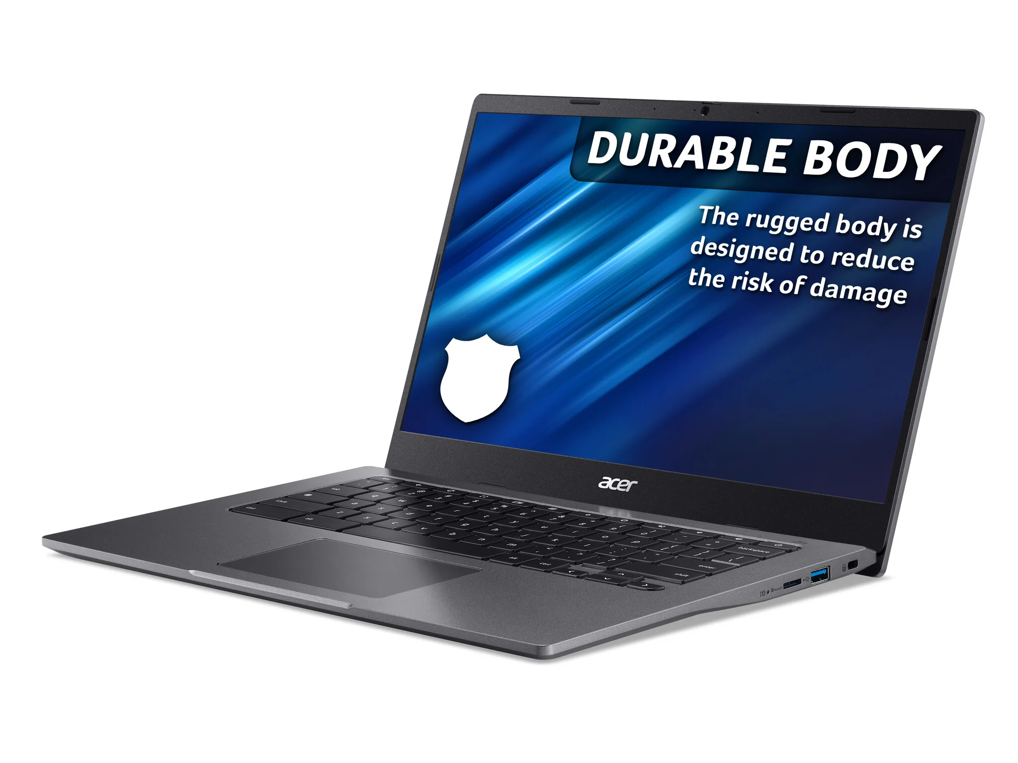 Acer Chromebook 514 - 35.6cm (14") - Intel® Core™ i3-1115G4 -  8 GB LPDDR4x-SDRAM - 128 GB SSD - Wi-Fi 6 - ChromeOS - Grey - Image 6