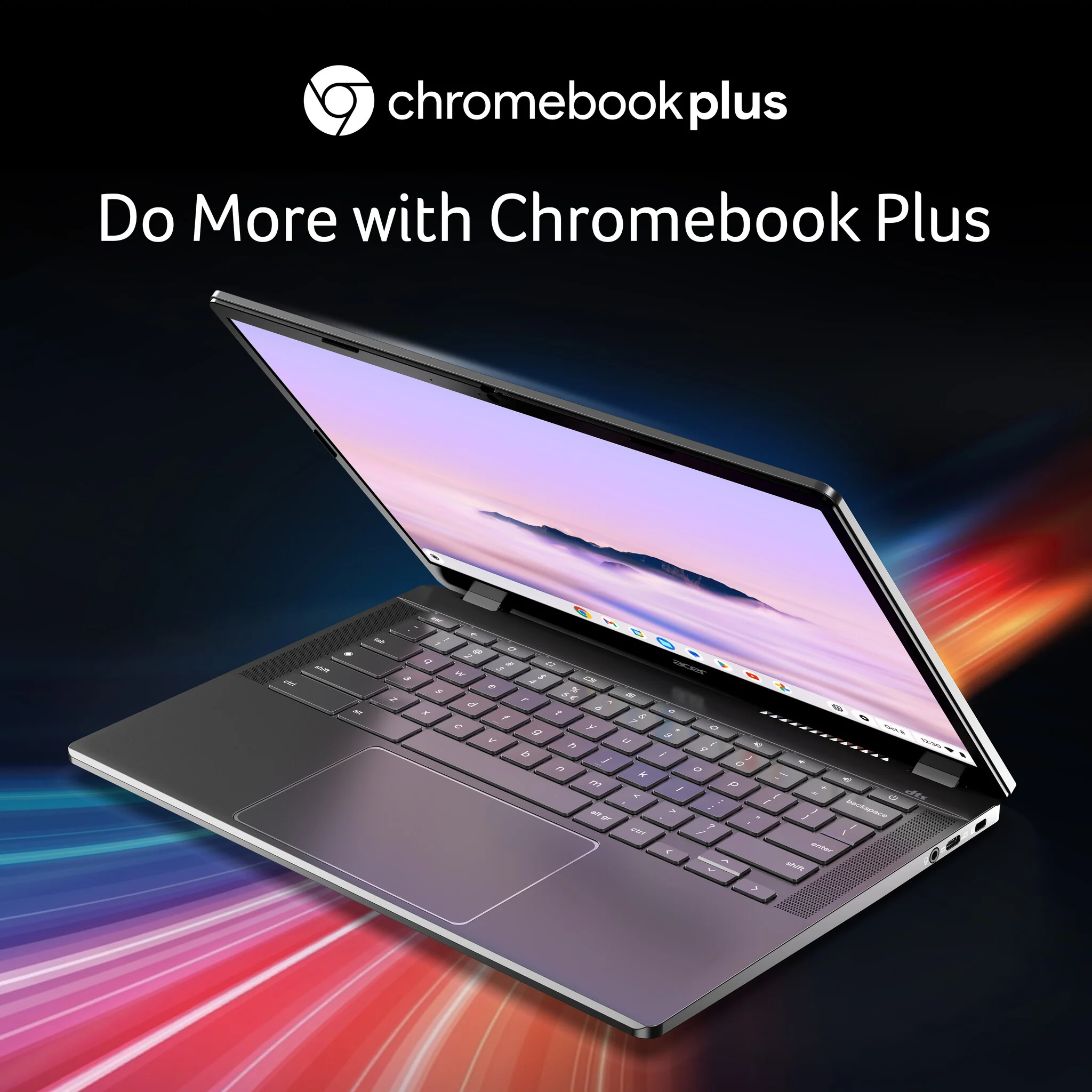 Acer Chromebook Plus 514 - 35.6 cm (14") - AMD Ryzen 5 7520C - 8 GB LPDDR5x-SDRAM - 256 GB SSD - Wi-Fi 6 - ChromeOS - Grey - Image 10