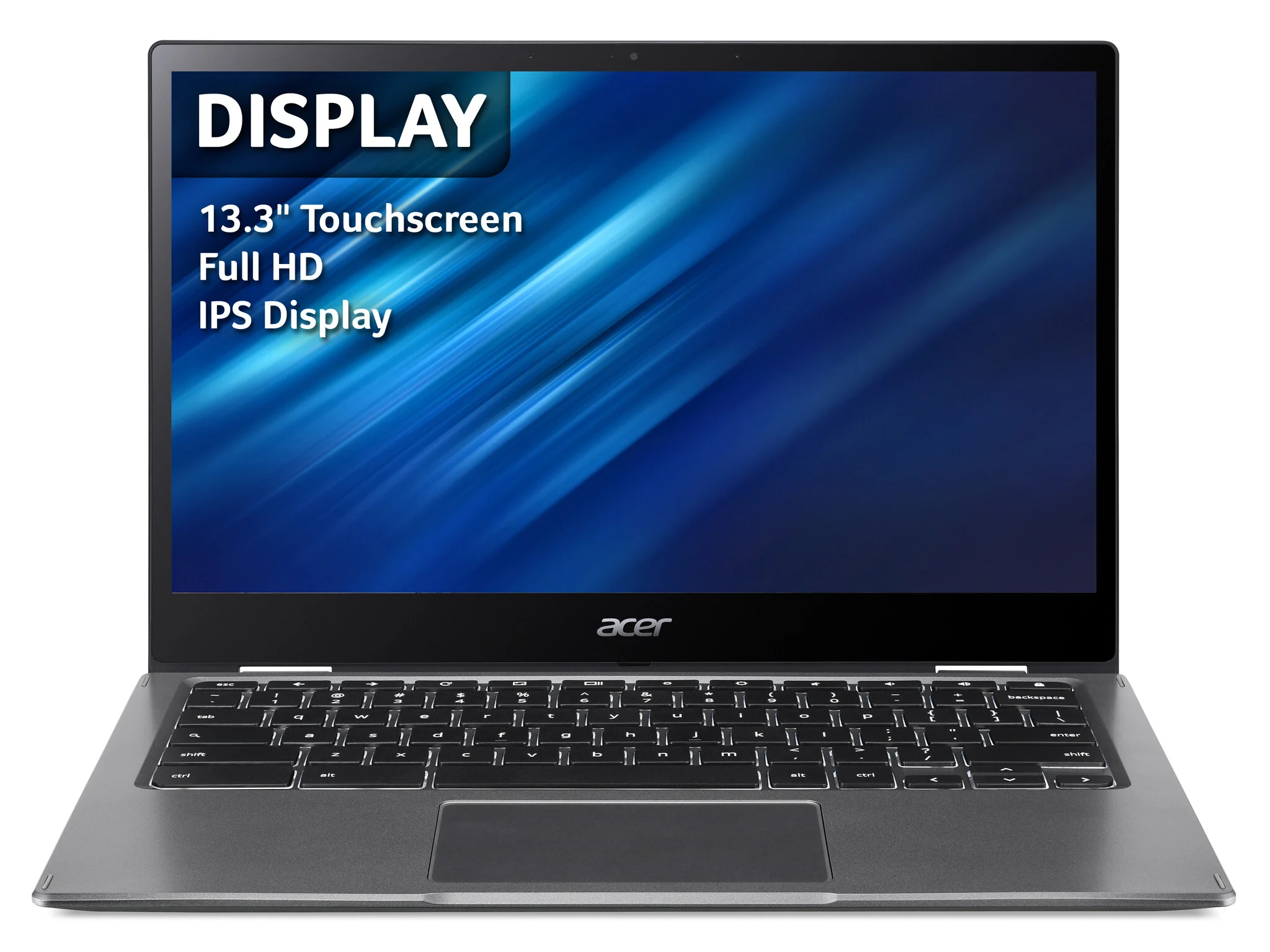 Acer Chromebook Spin 513 - 33.8 cm (13.3") - Qualcomm Snapdragon 7c - 4 GB LPDDR4x-SDRAM - 64 GB Flash - Qualcomm Adreno 618 - ChromeOS - Grey - Image 5