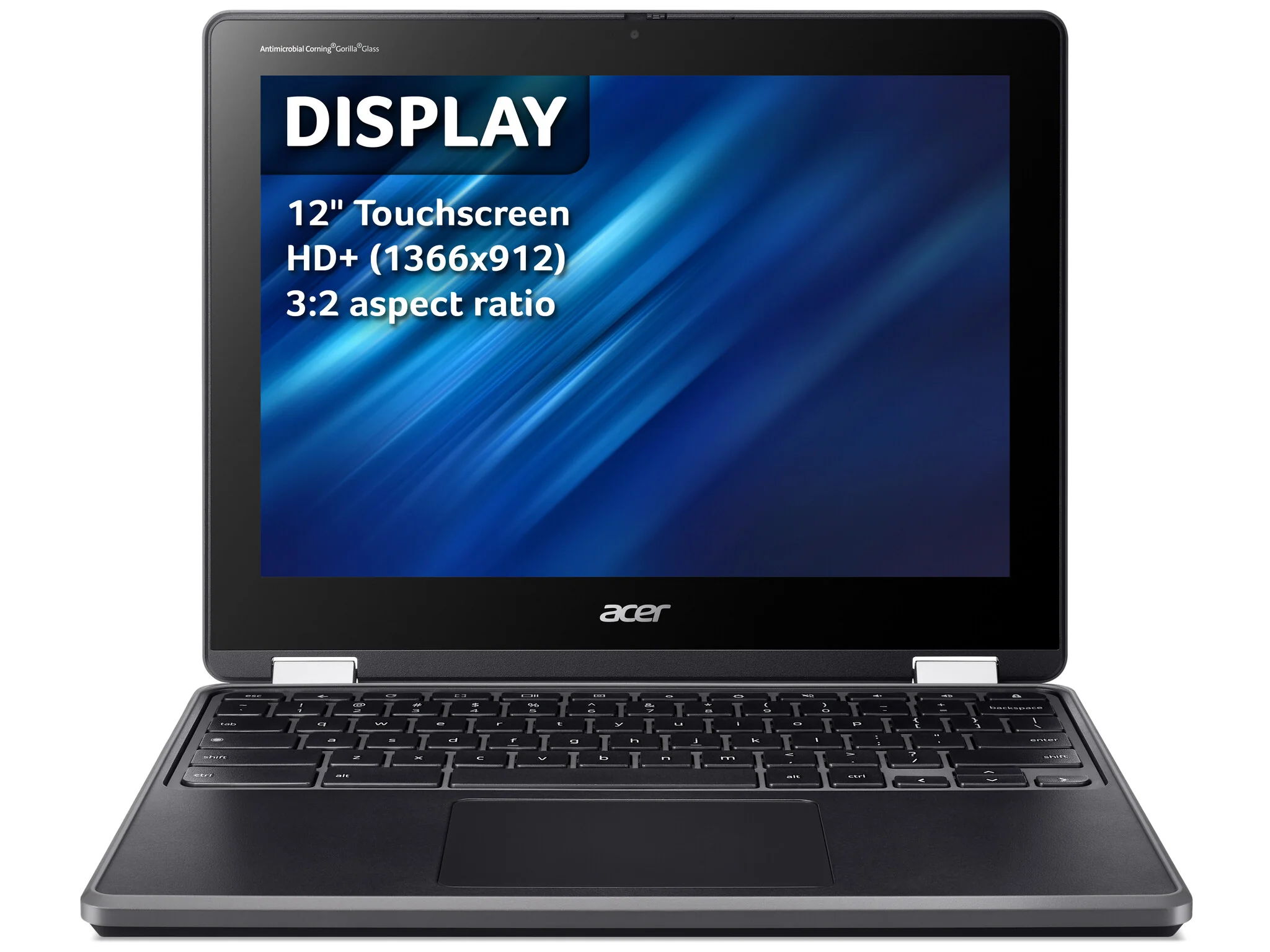 Acer Chromebook Spin 512 - 30.5 cm (12") - Touchscreen - Intel® N N100 - 4 GB LPDDR5-SDRAM - 64 GB eMMC - Wi-Fi 6E - ChromeOS - Black - Image 5