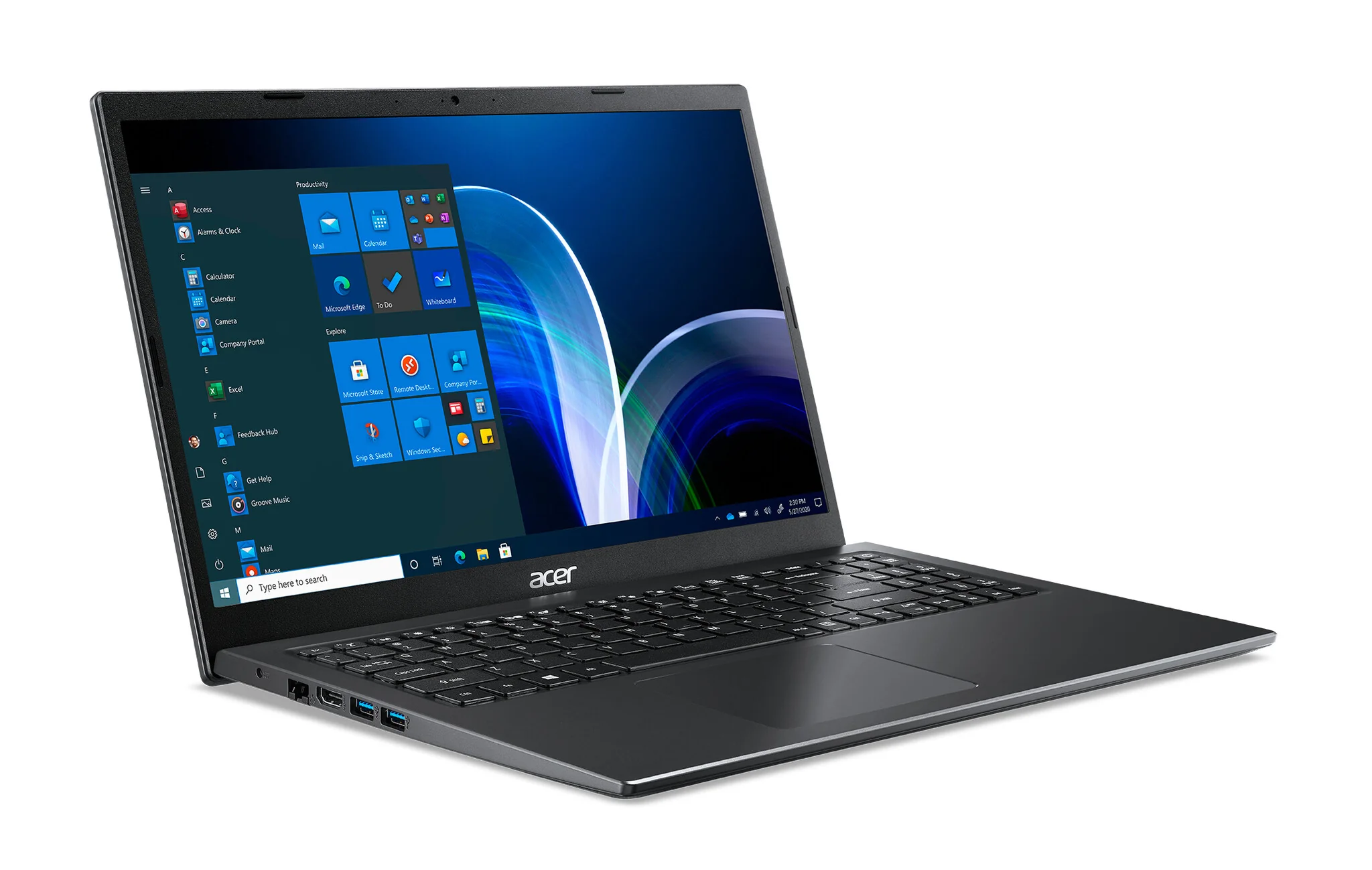 Acer Extensa 15 Laptop - 39.6 cm (15.6") - AMD Ryzen™ 5 - 16 GB DDR4-SDRAM - 512GB SSD - Wi-Fi 6 - Windows 11 Home - Black - Image 2