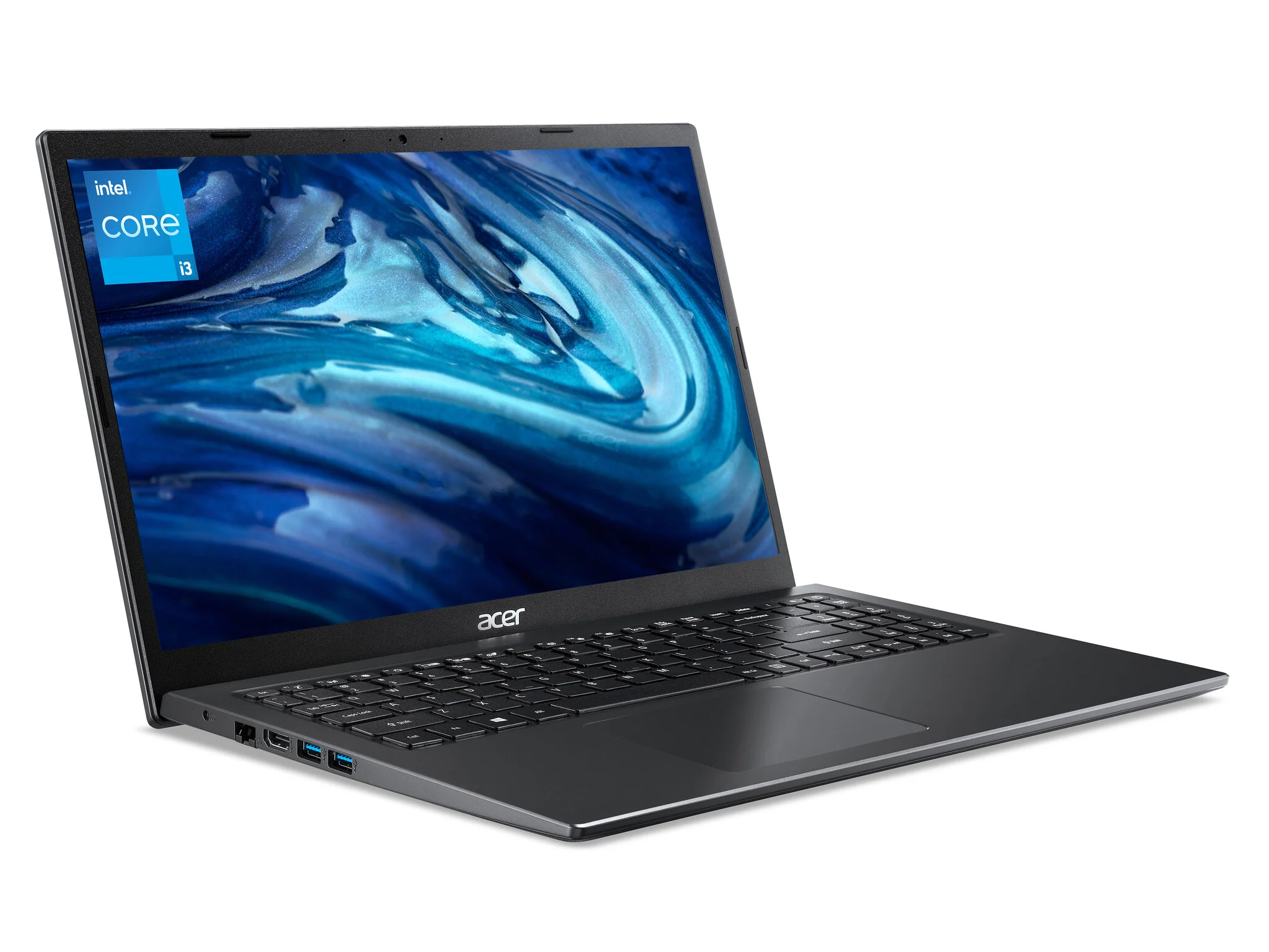 Acer Extensa 15 EX215-54 Laptop - 39.6 cm (15.6") - Intel® Core™ i3-1115G4 - 8 GB DDR4-SDRAM - 256 GB SSD - Wi-Fi 5 - Windows 11 Pro - Black - Image 2
