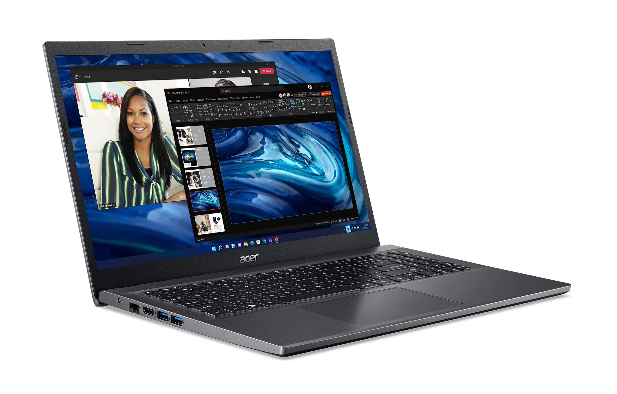 Acer Extensa 15 Laptop - 39.6 cm (15.6") - Intel® Core™ i5-1235U - 8 GB DDR4-SDRAM - 256 GB SSD - Wi-Fi 5 - Windows 11 Home - Grey - Image 2