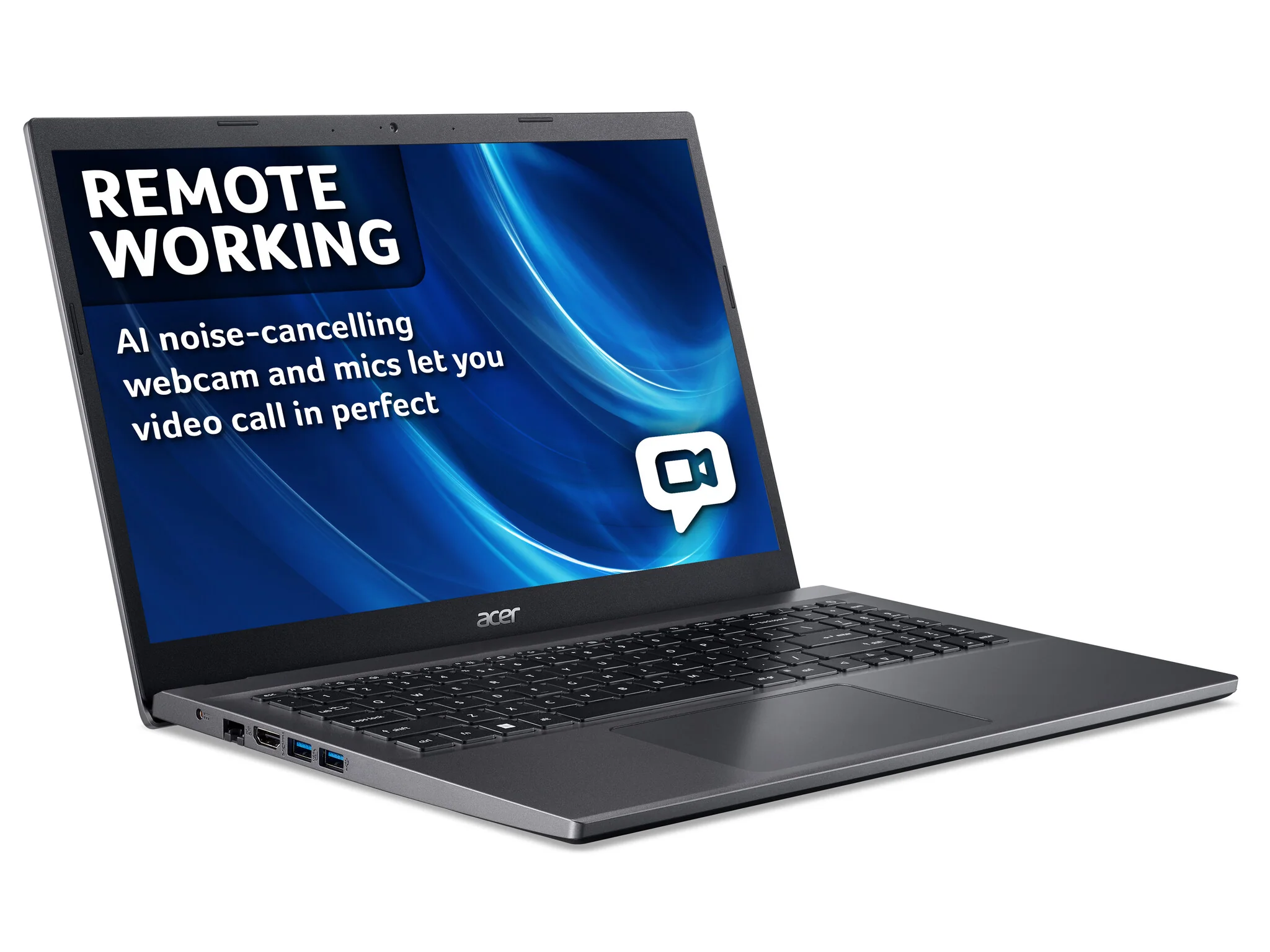 Acer Extensa 15 Laptop - 39.6 cm (15.6") - Intel® Core™ i3-1215U - 8 GB DDR4-SDRAM - 256 GB SSD - Wi-Fi 6 - Windows 11 Home - Grey - Image 3