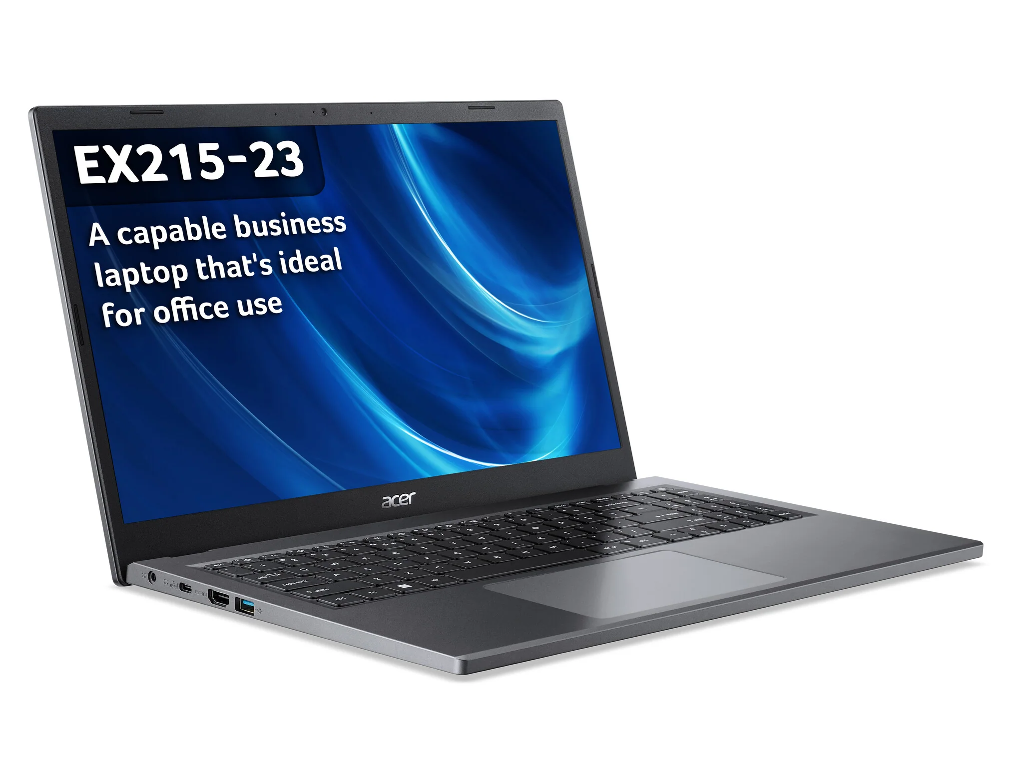 Acer Extensa 15 Laptop - 39.6 cm (15.6") - AMD Ryzen™ 5 7520U - 8 GB LPDDR5-SDRAM - 256 GB SSD - Wi-Fi 5 - Windows 11 Pro - Grey - Image 4
