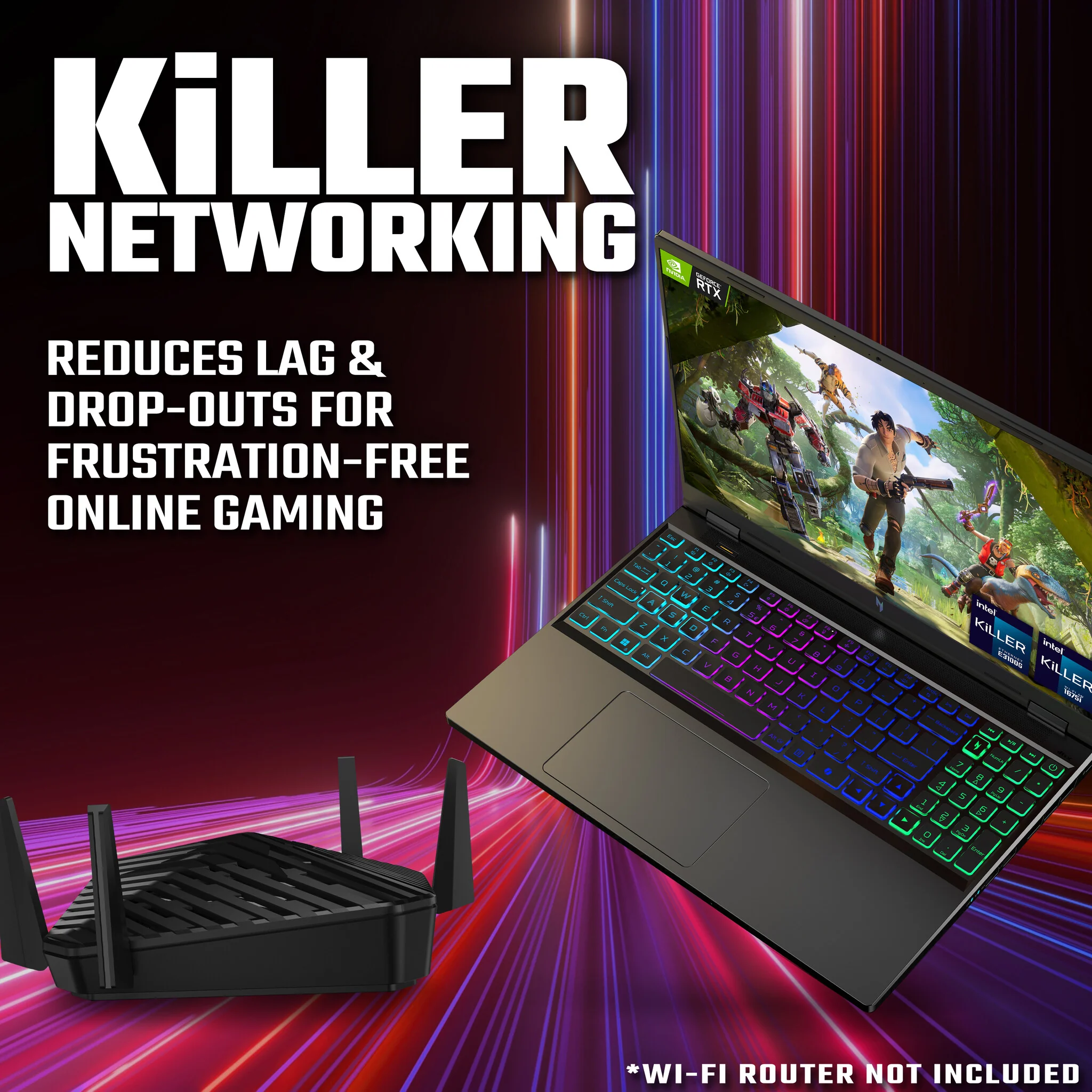 Acer Nitro 16 AN16-73 Gaming Laptop - 40.6 cm (16") - Intel® Core™ i7-14650HX -16 GB DDR5-SDRAM - 1TB SSD - NVIDIA GeForce RTX 4060 - Wi-Fi 6E - Windows 11 - Black - Image 9