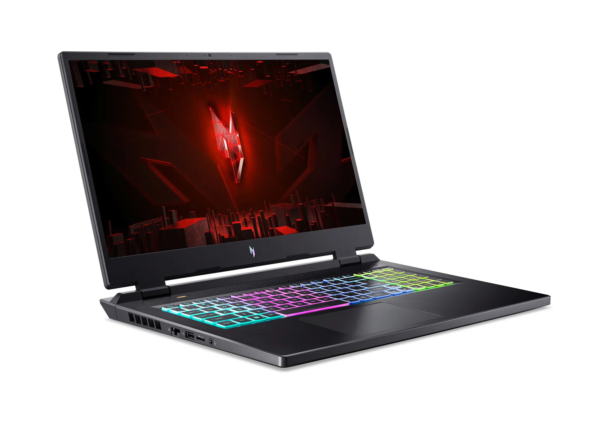 Acer Nitro 17 AN17-41 Gaming Laptop - 43.9 cm (17.3") - AMD Ryzen™ 7 7735HS - 32 GB DDR5-SDRAM - 1.51 TB HDD+SSD - NVIDIA GeForce RTX 4070 - Wi-Fi 6 - Windows 11 Home - Black - Image 2