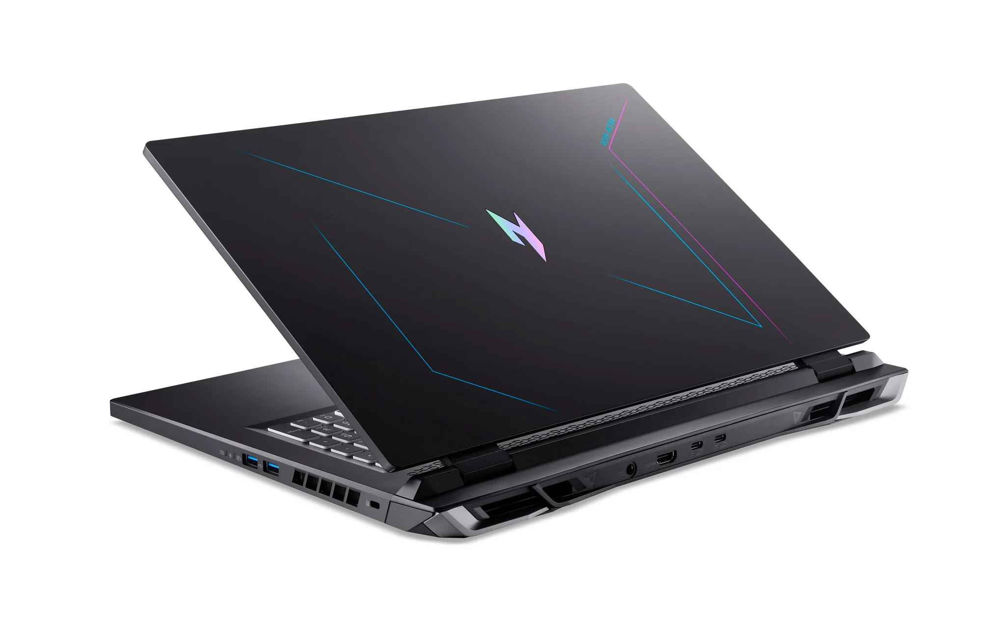 Acer Nitro 17 AN17-41 Gaming Laptop - 43.9 cm (17.3") - AMD Ryzen™ 7 7735HS - 32 GB DDR5-SDRAM - 1.51 TB HDD+SSD - NVIDIA GeForce RTX 4070 - Wi-Fi 6 - Windows 11 Home - Black - Image 4