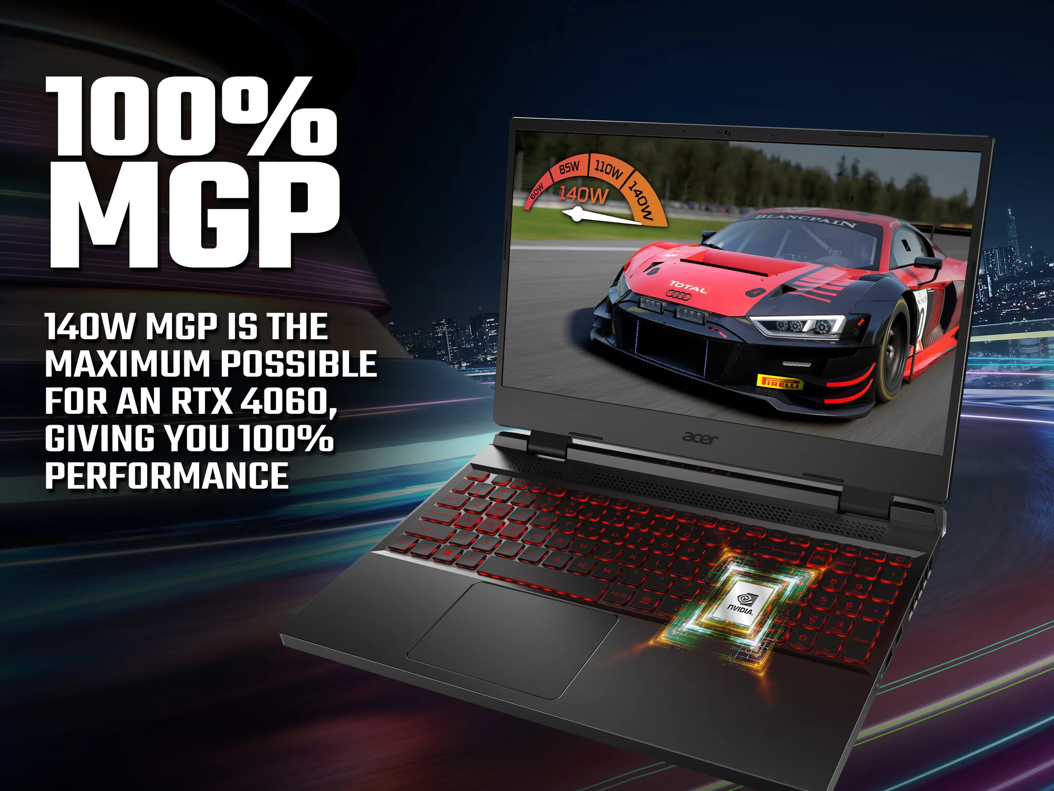 Acer Nitro 5 AN515-58 Laptop - 39.6 cm (15.6") - Intel® Core™ i7-12650H - 16 GB DDR5-SDRAM - 1TB SSD - NVIDIA GeForce RTX 4060 - Wi-Fi 6 - Windows 11 Home - Black - Image 13