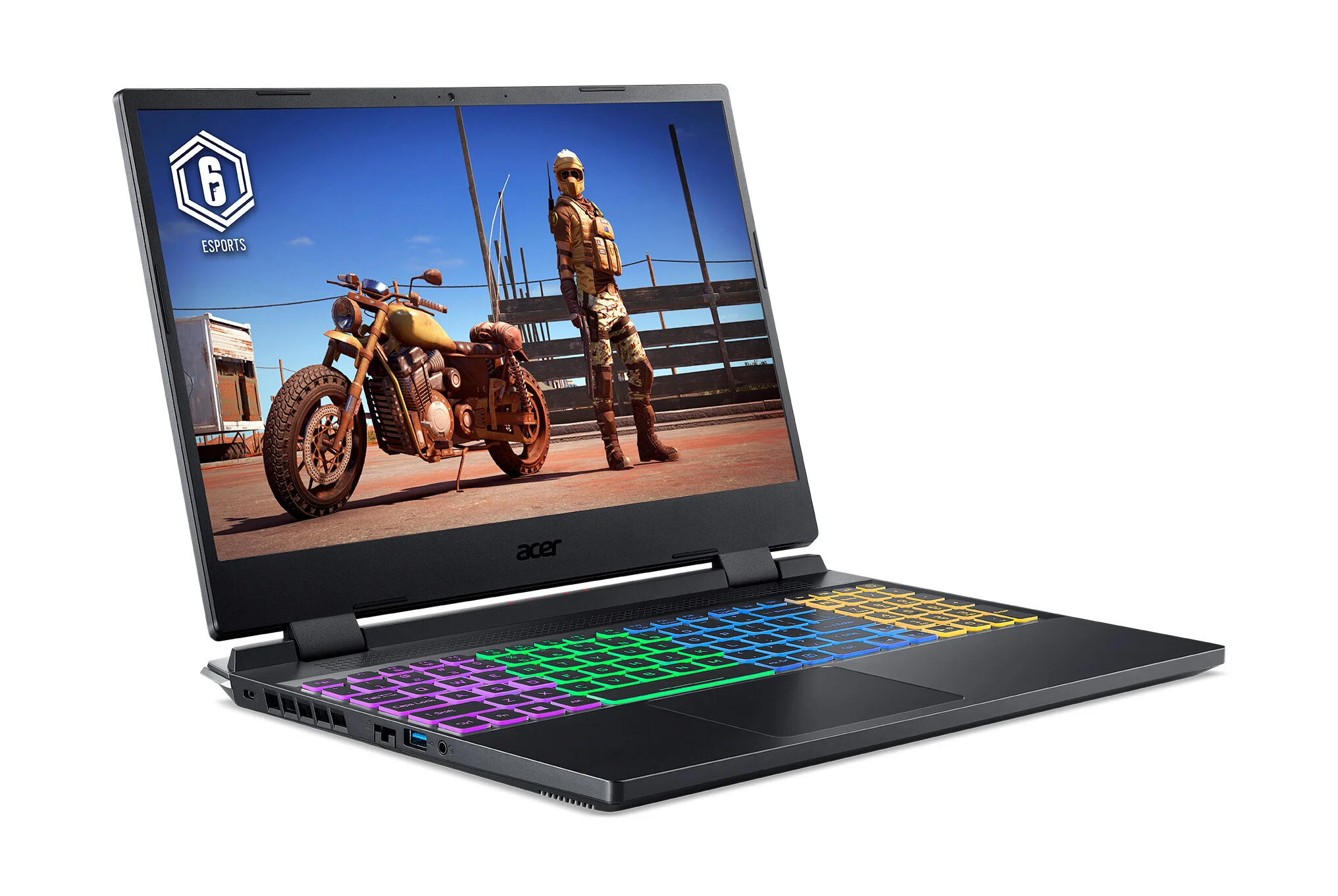 Acer Nitro 5 AN515-58 Gaming Laptop - 39.6 cm (15.6") - Intel® Core™ i5-12450H - 8 GB DDR5-SDRAM - 512 GB SSD - NVIDIA GeForce RTX 4050 - Wi-Fi 6 - Windows 11 Home - Black - Image 2