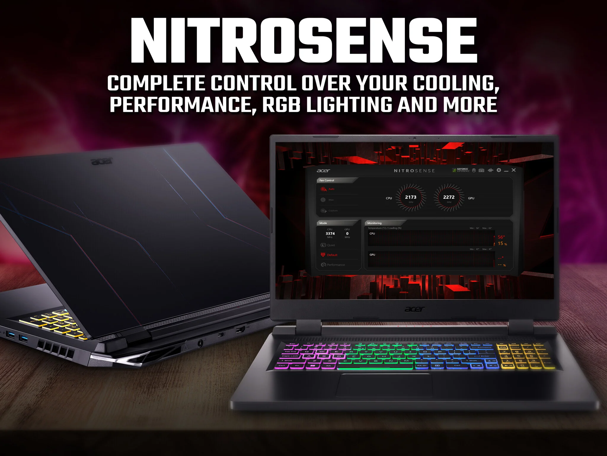 Acer Nitro 5 AN517-55 Gaming Laptop - 43.9 cm (17.3") - Intel® Core™ i7-12650H - 16 GB DDR4-SDRAM - 1.02TB SSD - NVIDIA GeForce RTX 4060 - Wi-Fi 6 - Windows - Image 7