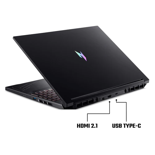 Acer Nitro V 16 Gaming Laptop - 40.6 cm (16") - AMD Ryzen 7 8845HS - 16 GB DDR5-SDRAM - 512 GB SSD - NVIDIA GeForce RTX 3050 - Wi-Fi 6 - Windows 11 Home - Black - Image 2