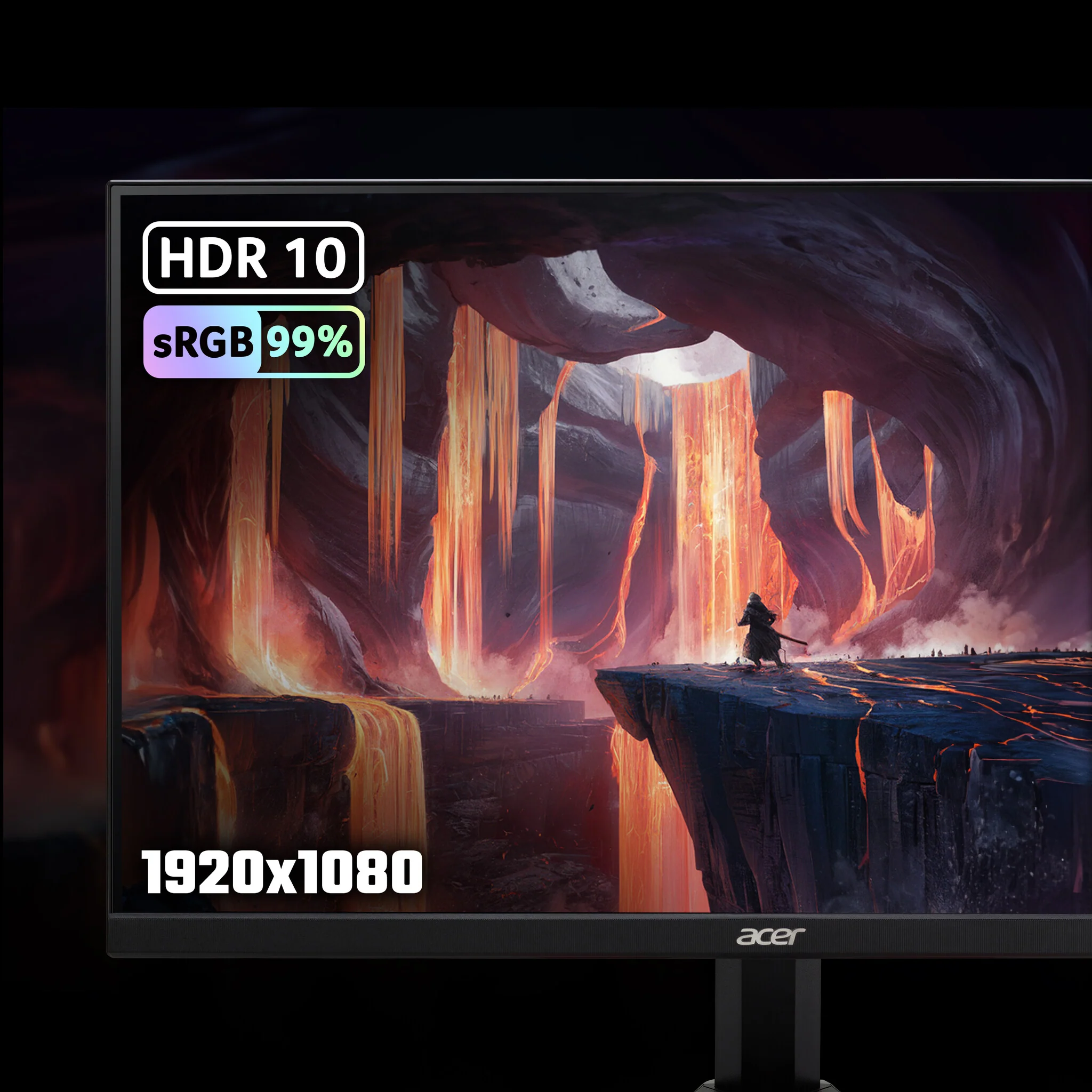Acer NITRO VG1 KG241YM3 - 60.5 cm (23.8") - 1920 x 1080 pixels FHD LED Monitor - Image 5