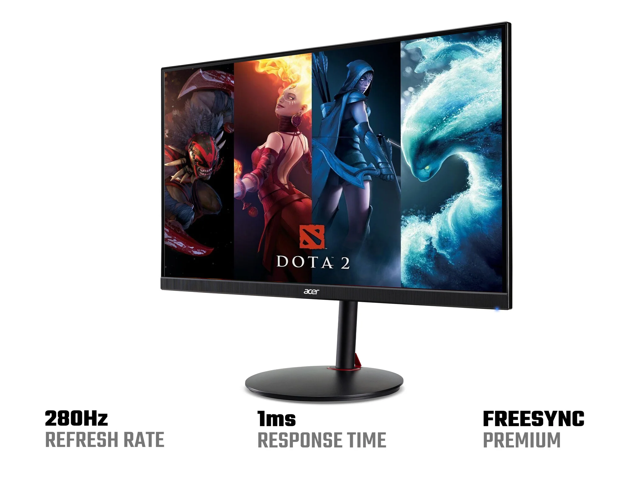 Acer Nitro XV252Q Z - 62.2 cm (24.5") - 1920 x 1080 pixels FHD LCD Monitor - Image 5