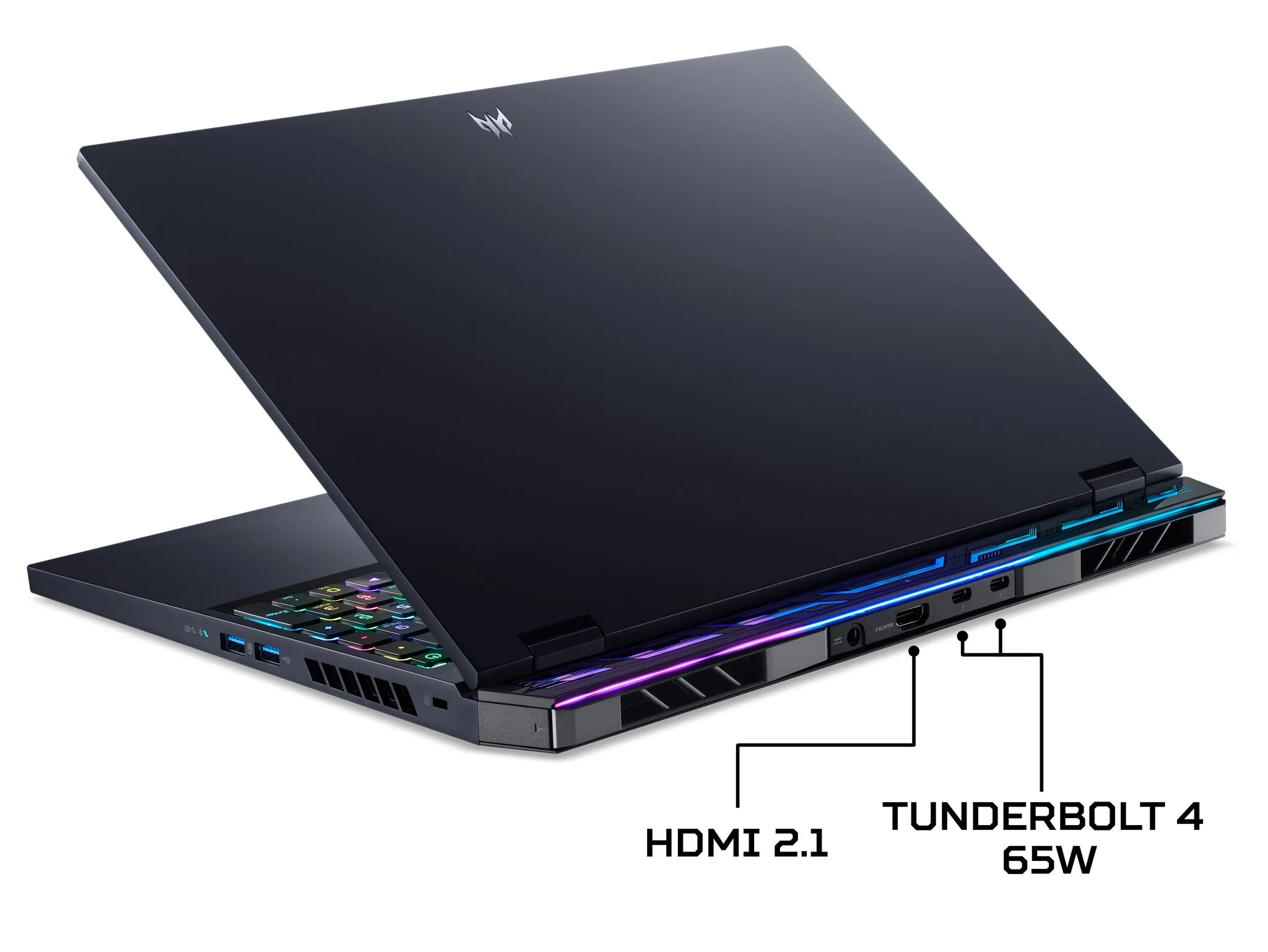Acer Predator Helios 16 Gaming Laptop - 40.6 cm (16") - Intel® Core™ i9-13900HX - 32 GB DDR5-SDRAM - 2 TB M.2 SSD - NVIDIA GeForce RTX 4080 - Wi-Fi 6E - Windows 11 Home - Black - Image 14