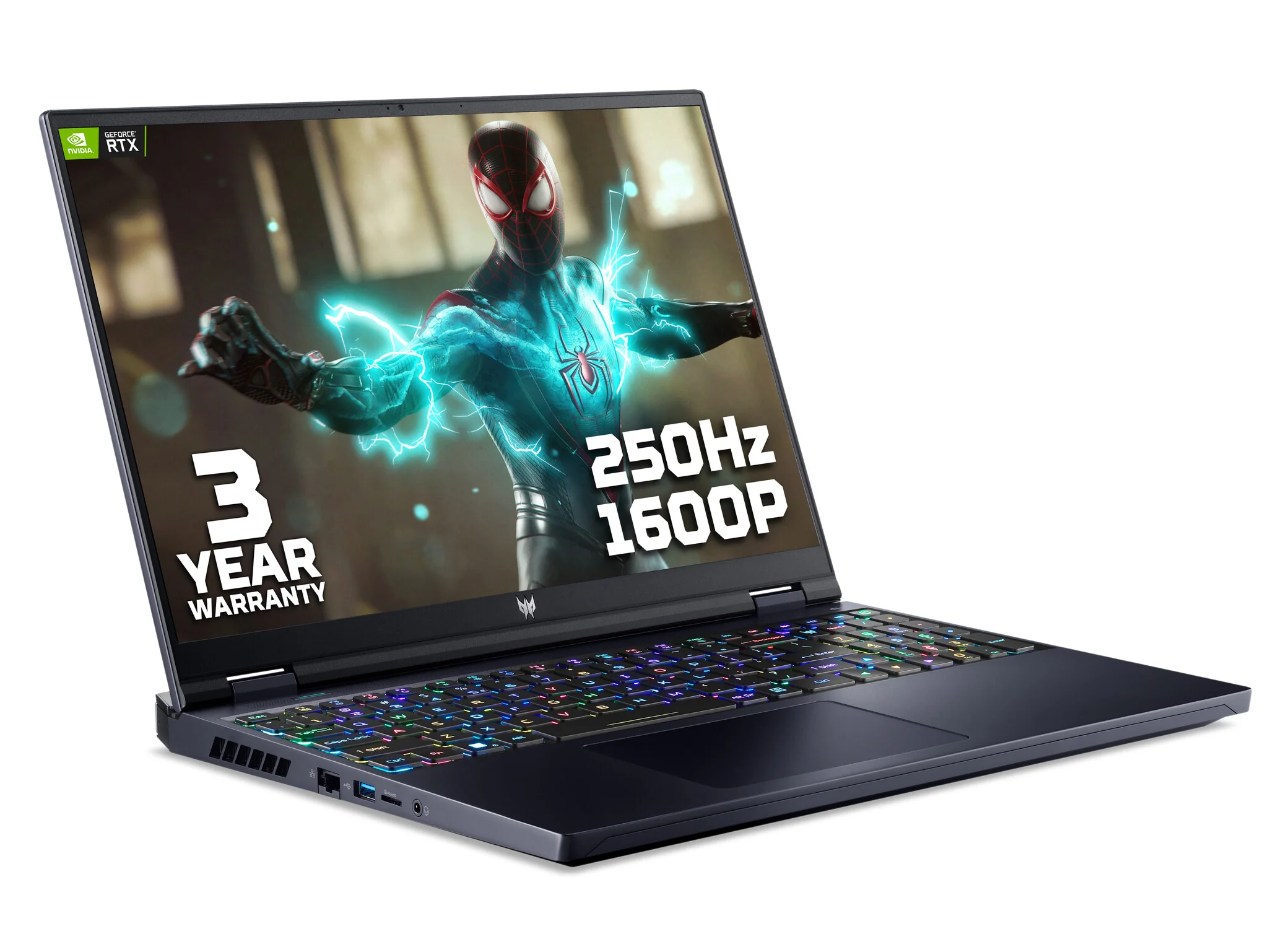 Acer Predator Helios 16 Gaming Laptop - 40.6 cm (16") - Intel® Core™ i9-13900HX - 32 GB DDR5-SDRAM - 2 TB M.2 SSD - NVIDIA GeForce RTX 4080 - Wi-Fi 6E - Windows 11 Home - Black - Image 2